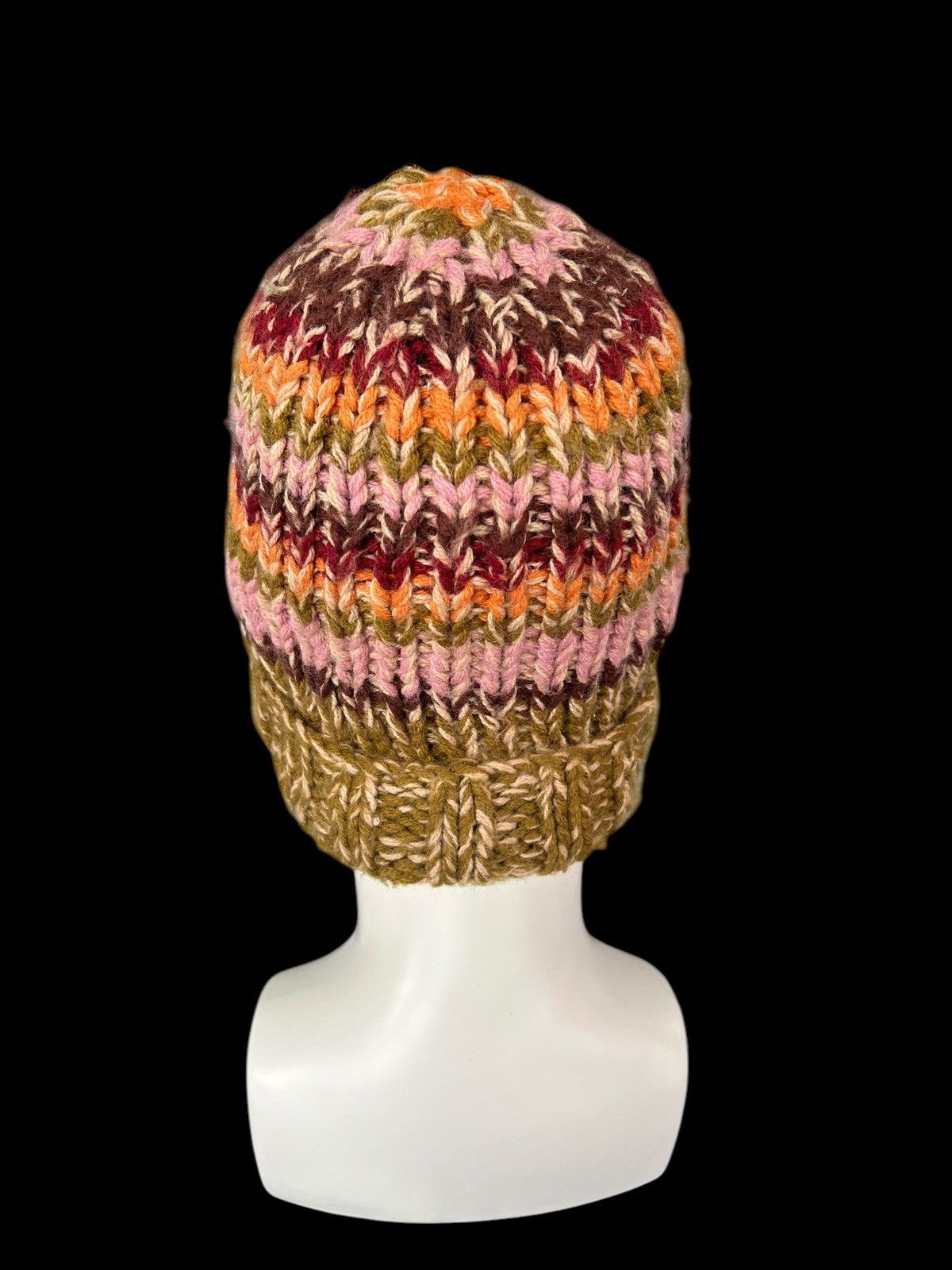 Japanese Brand × Kapital × Vintage Crochet Knitted Handmade Beanie Hats Rare ☠️☠️ Size ONE SIZE - 4 Thumbnail