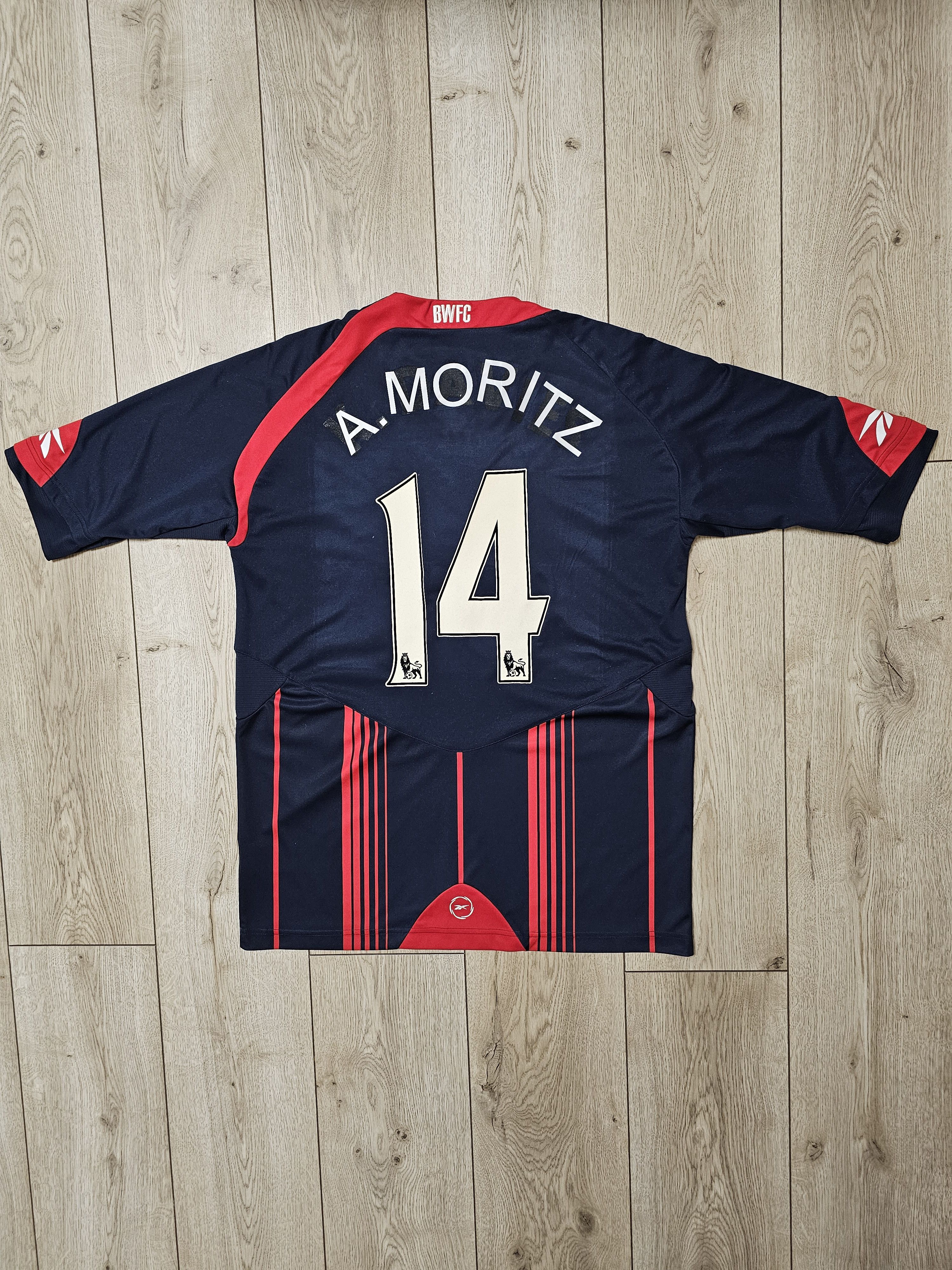 Reebok × Vintage BOLTON WANDERERS 2009 2010 AWAY FOOTBALL SHIRT SOCCER JERSEY Size US L / EU 52-54 / 3 - 2 Thumbnail
