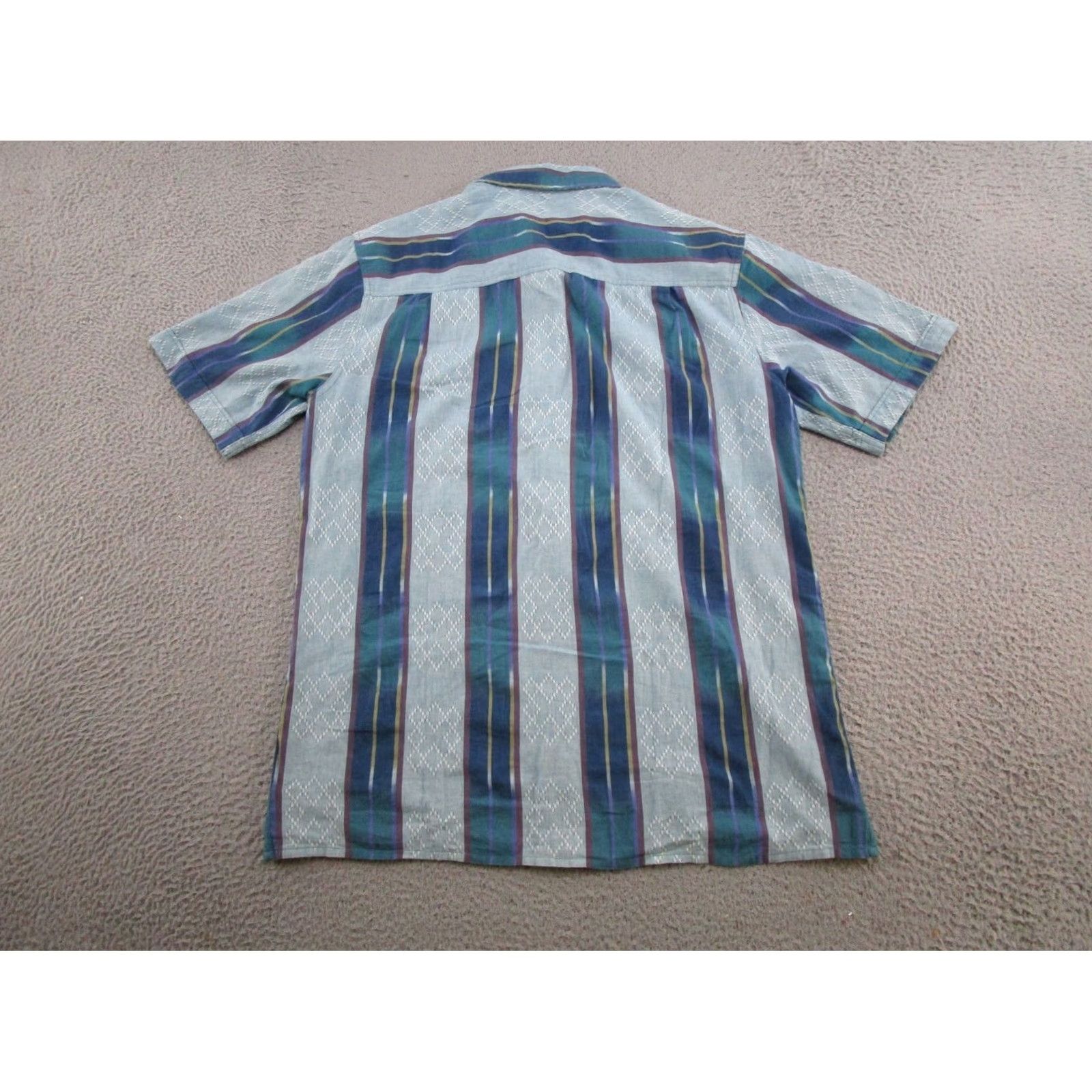 The Territory Ahead Territory Ahead Button-Up Shirt Men L Multicolor Cotton Striped Geometric Aztec Pattern Size US L / EU 52-54 / 3 - 7 Thumbnail
