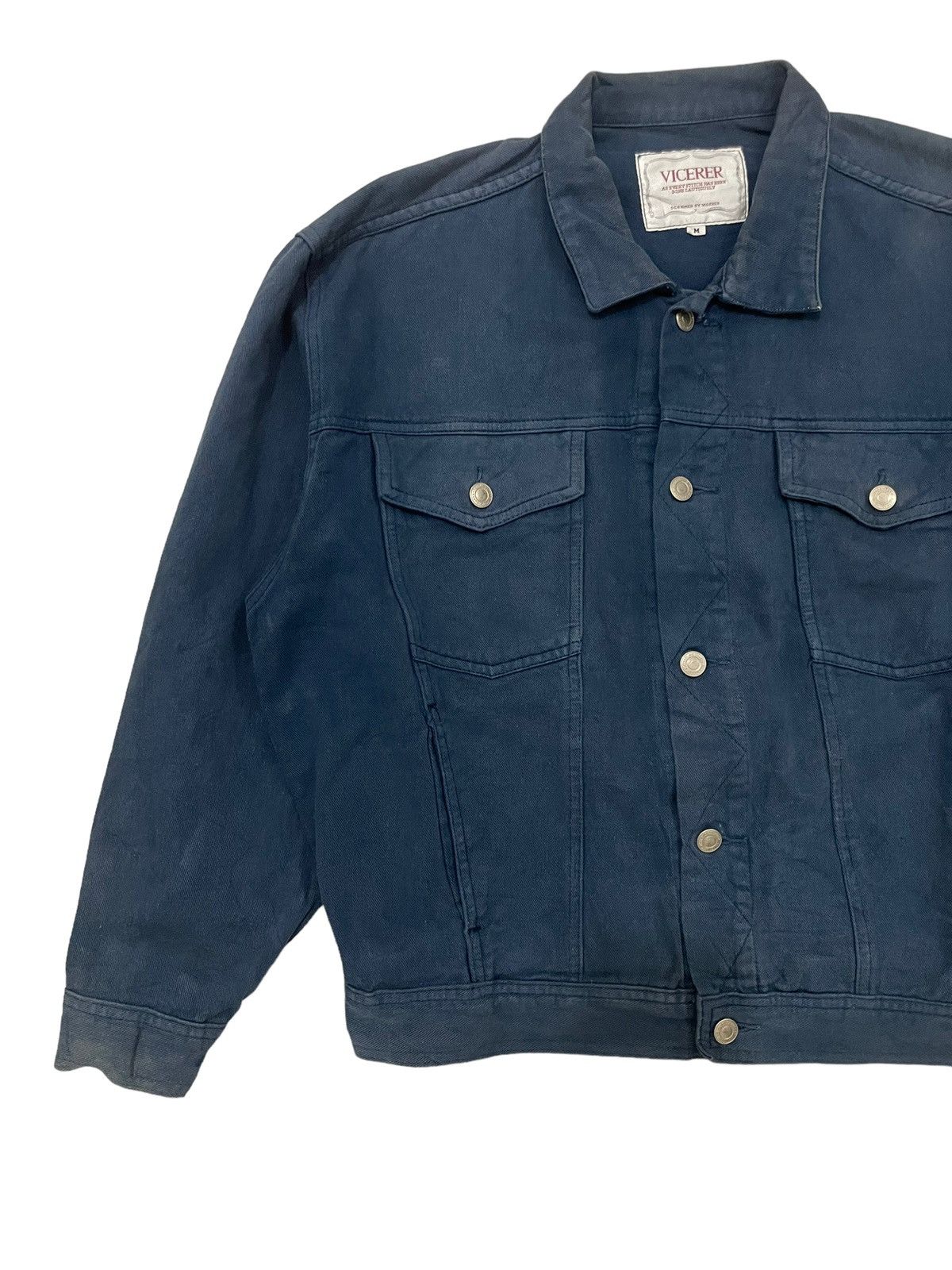Japanese Brand × Vintage Japanese Designer Trucker Jacket Size US M / EU 48-50 / 2 - 2 Thumbnail