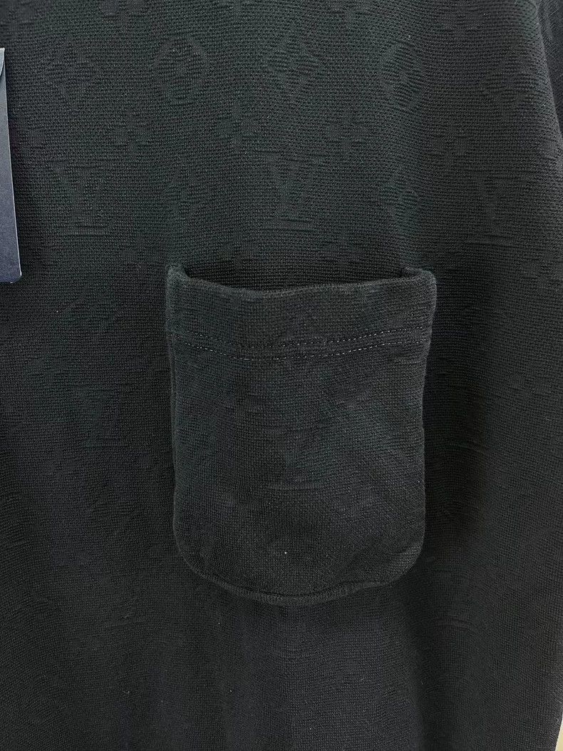 Louis Vuitton LOUIS VUITTON Pocket dark stripe short sleeve 2504-Nextarro Size US S / EU 44-46 / 1 - 4 Thumbnail