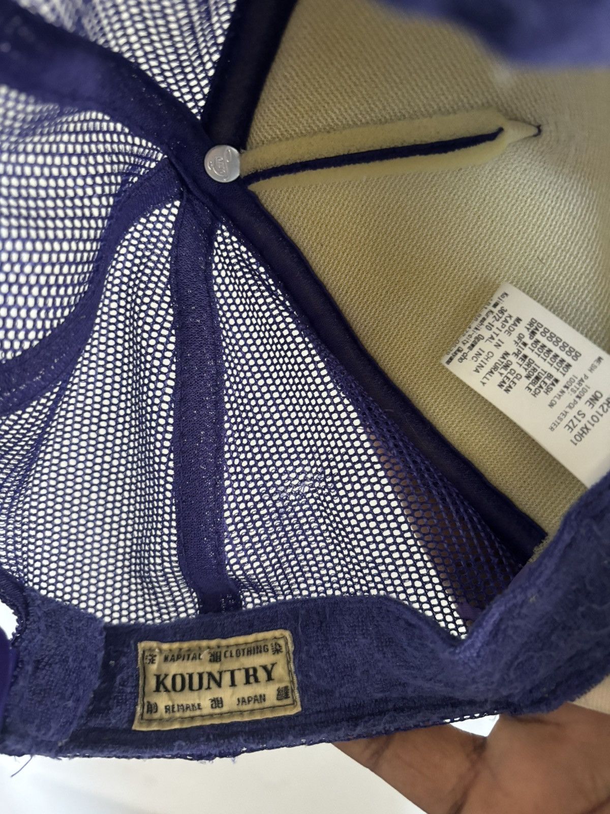 Kapital Kountry Kapital Kountry Denim Repair Trucker Size ONE SIZE - 3 Thumbnail