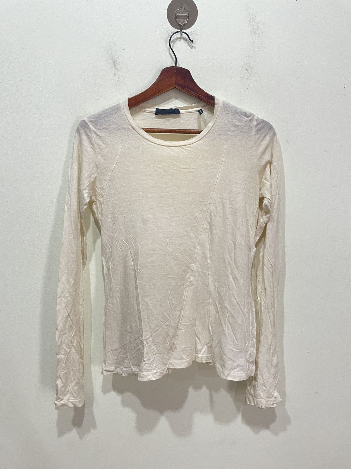 Jil Sander Jil Sander Plain Long Sleeves Shirt Size US S / EU 44-46 / 1 - 1 Thumbnail
