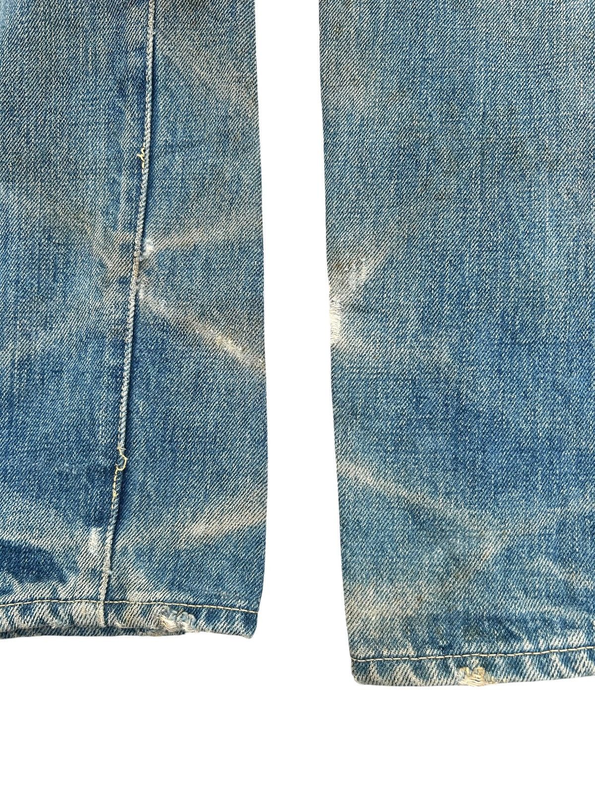 Kapital Vintage Levis Big E Selvedge Distressed Denim Jeans Size US 32 / EU 48 - 10 Thumbnail