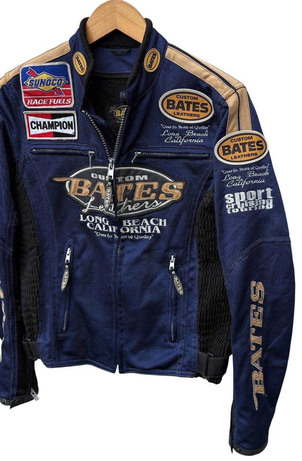 Sports Specialties Vintage Bates Leather Motorcycle Biker Jacket Size US S / EU 44-46 / 1 - 6 Thumbnail