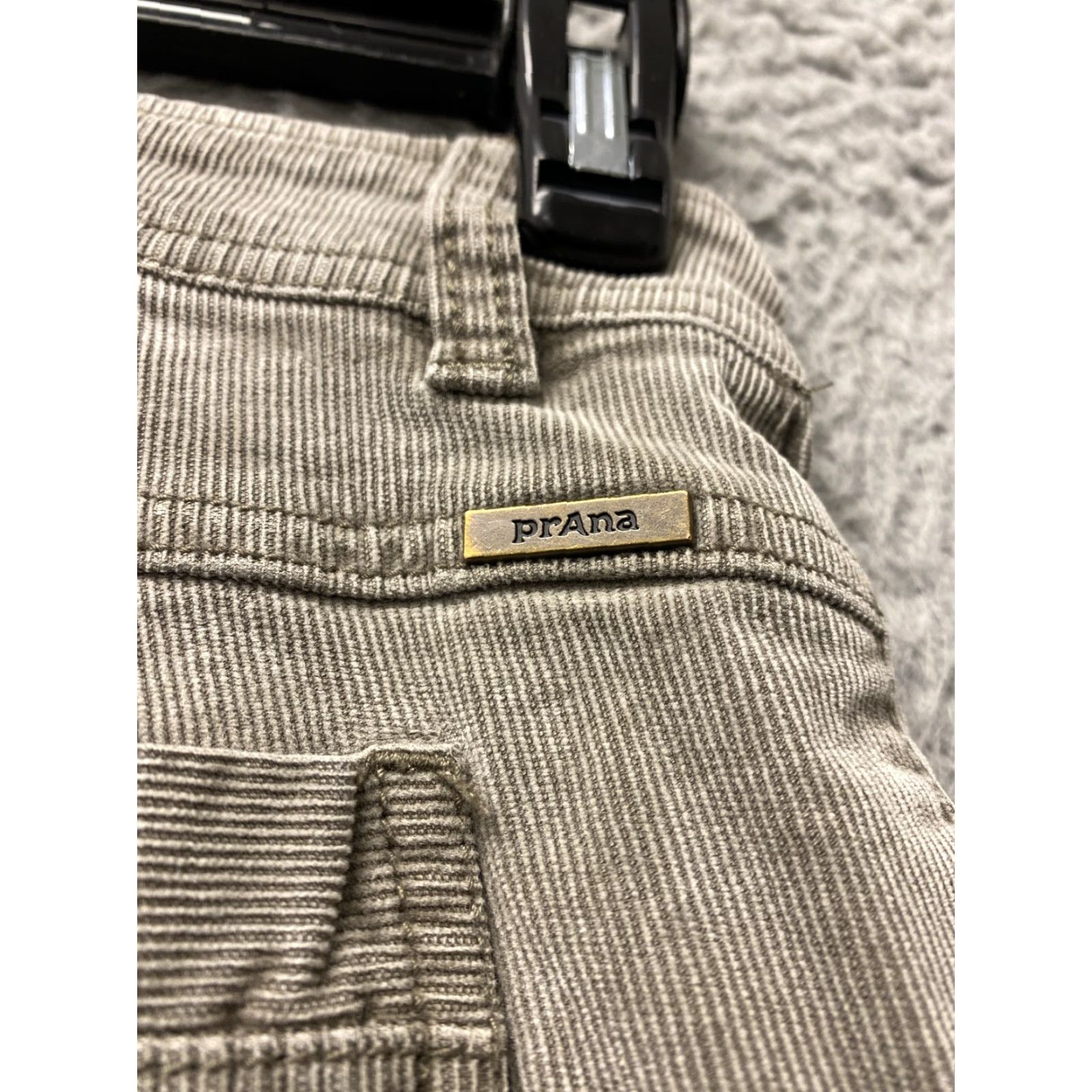 Prana prAna Pants Women's Size 4 Gray Corduroy Casual Stretch Pockets Regular Fit Size 27" / US 4 / IT 40 - 8 Thumbnail