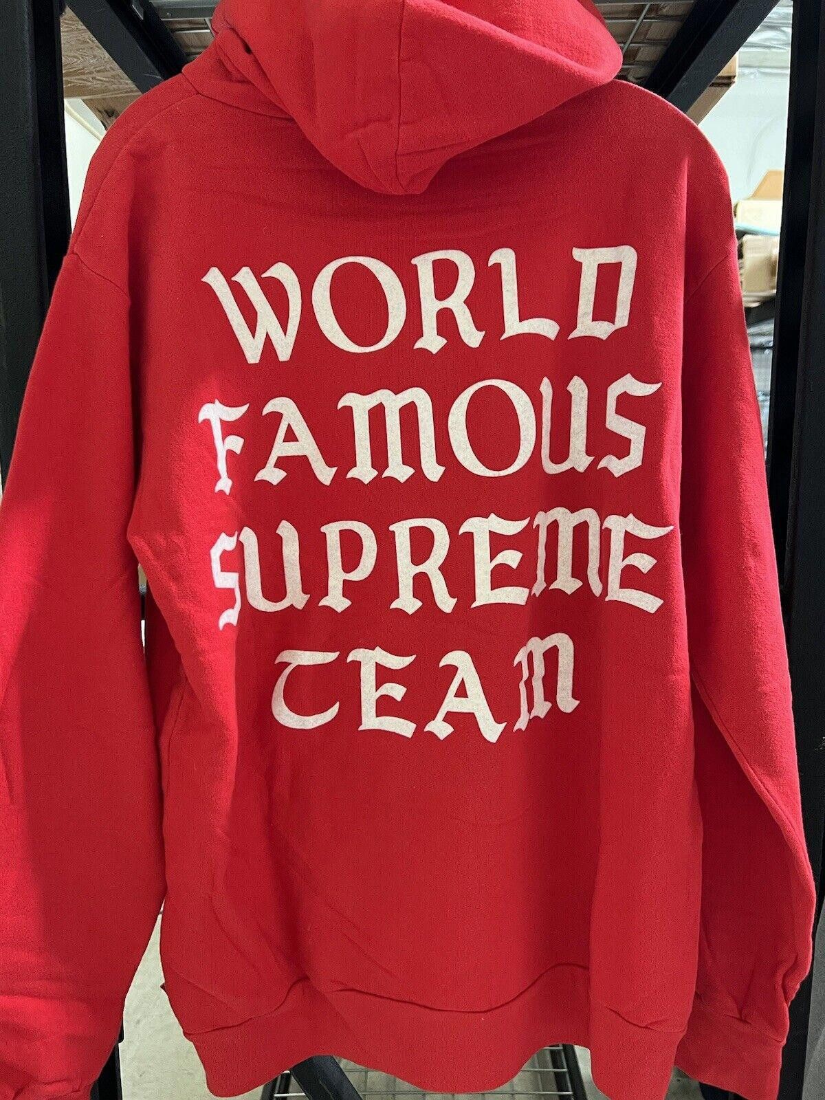 Supreme Rare Vintage World Famous Supreme Hoodie Sweatshirt NYC Size US M / EU 48-50 / 2 - 3 Thumbnail