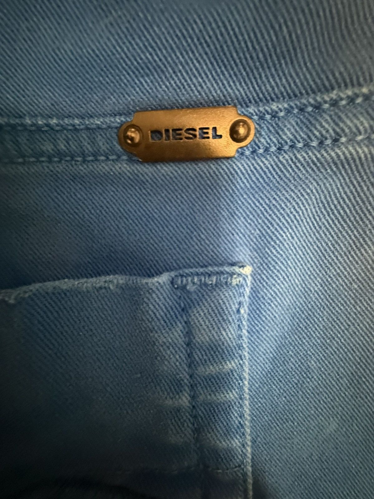 Diesel Rare Blue Diesel Denim Jeans Size US 36 / EU 52 - 4 Thumbnail