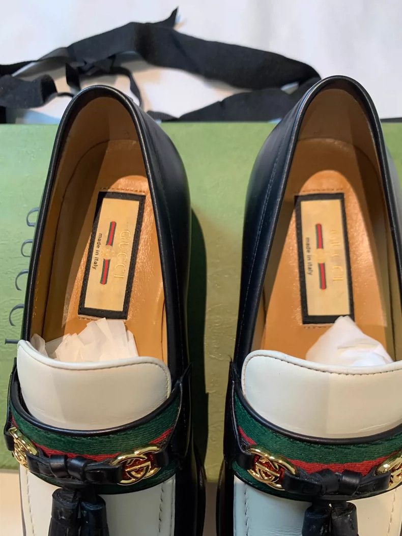 Gucci Gucci Fringed loafers shoes Size US 5 / IT 35 - 5 Thumbnail