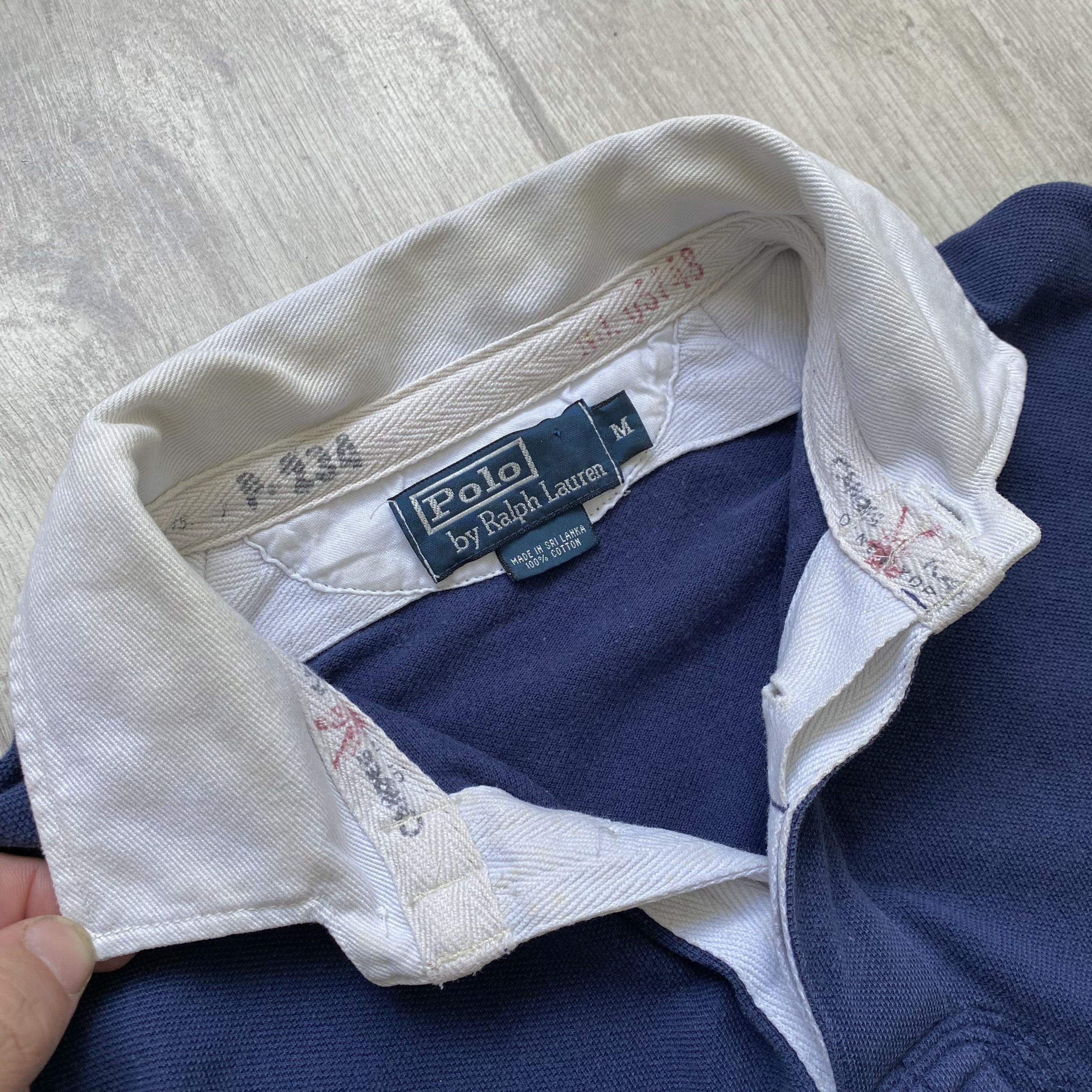 Polo Ralph Lauren Vintage 90s Polo Ralph Lauren Heavy polo tee Faded Size US M / EU 48-50 / 2 - 6 Thumbnail