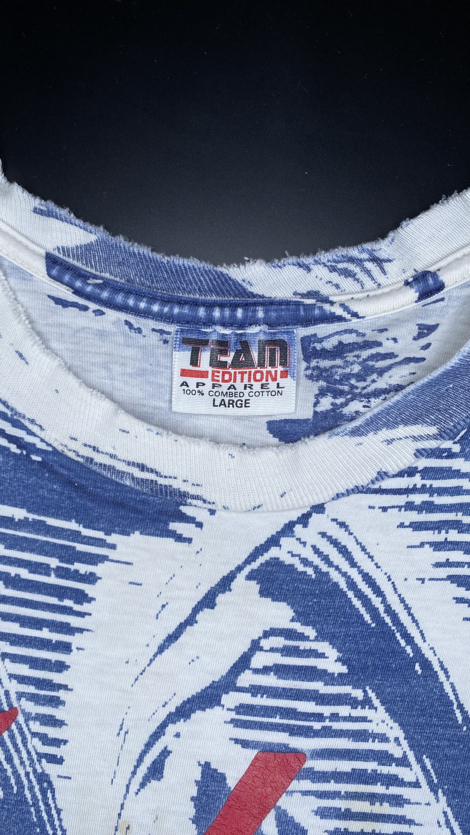 Vintage Vintage 90s Tahoe All Over Print Team Edition Tee USA Size US M / EU 48-50 / 2 - 5 Thumbnail