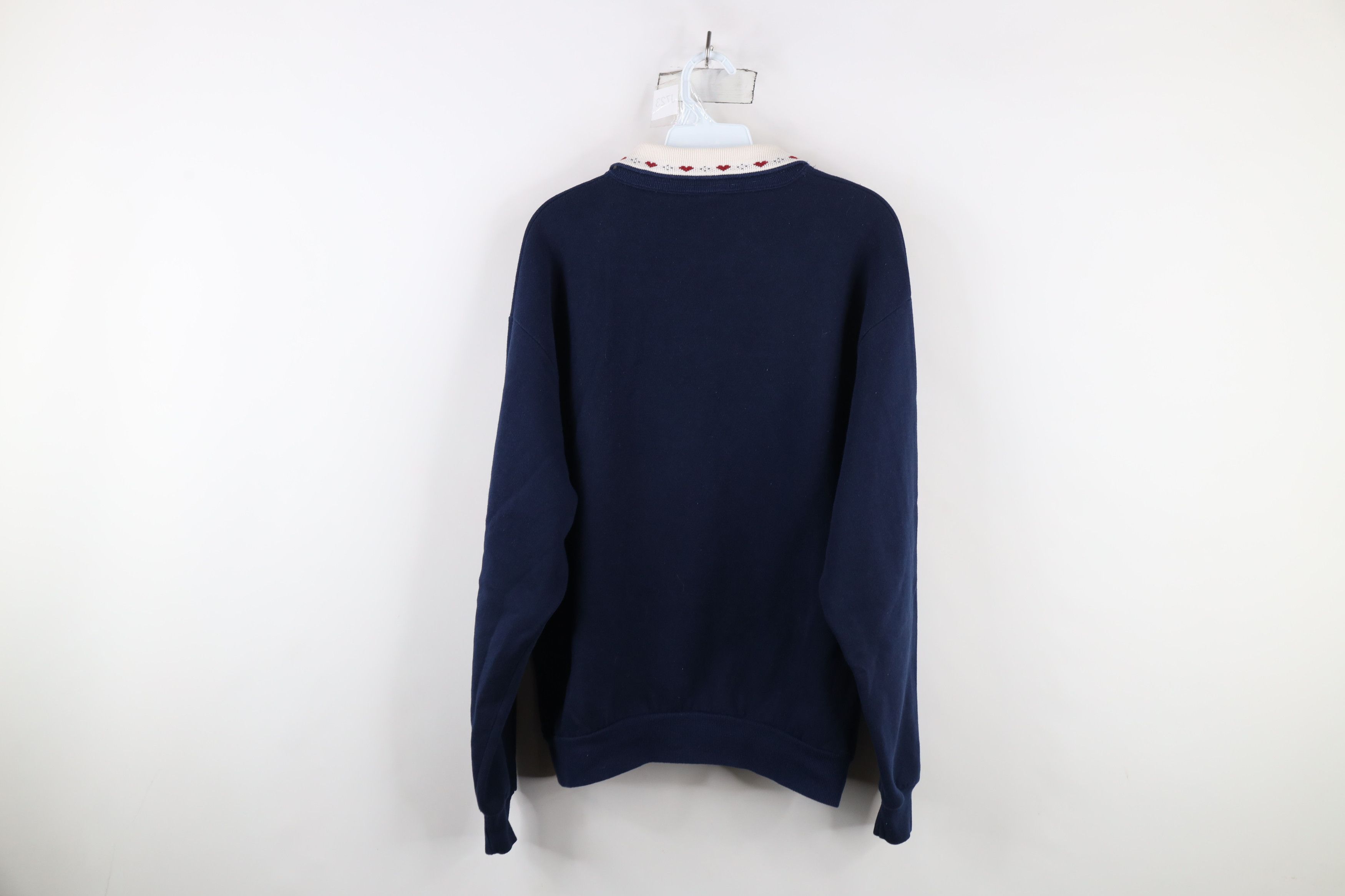 Vintage Vintage 90s Streetwear Birdhouse Collared Sweatshirt USA Size M / US 6-8 / IT 42-44 - 13 Thumbnail