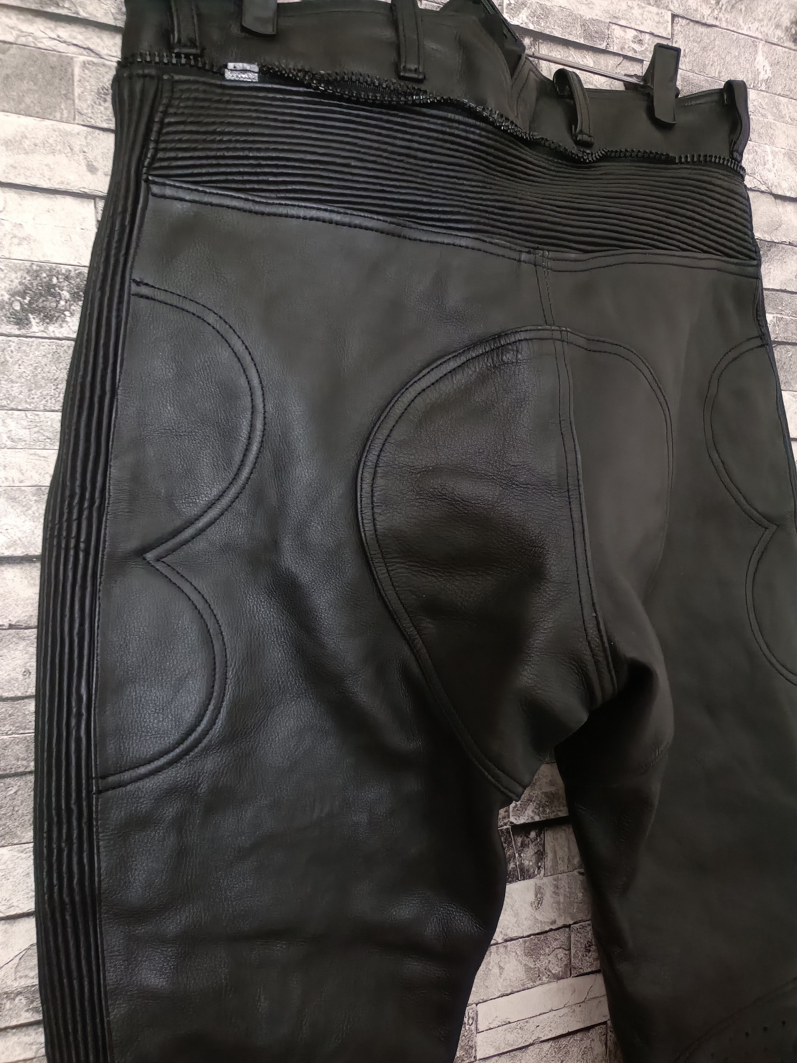 Leather Best of the road by Dieter Braun biker leather pants Size US 30 / EU 46 - 6 Thumbnail