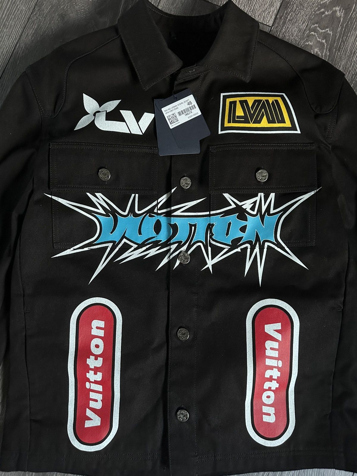 Louis Vuitton louis vuitton racing urban logos denim jacket Size US S / EU 44-46 / 1 - 2 Thumbnail