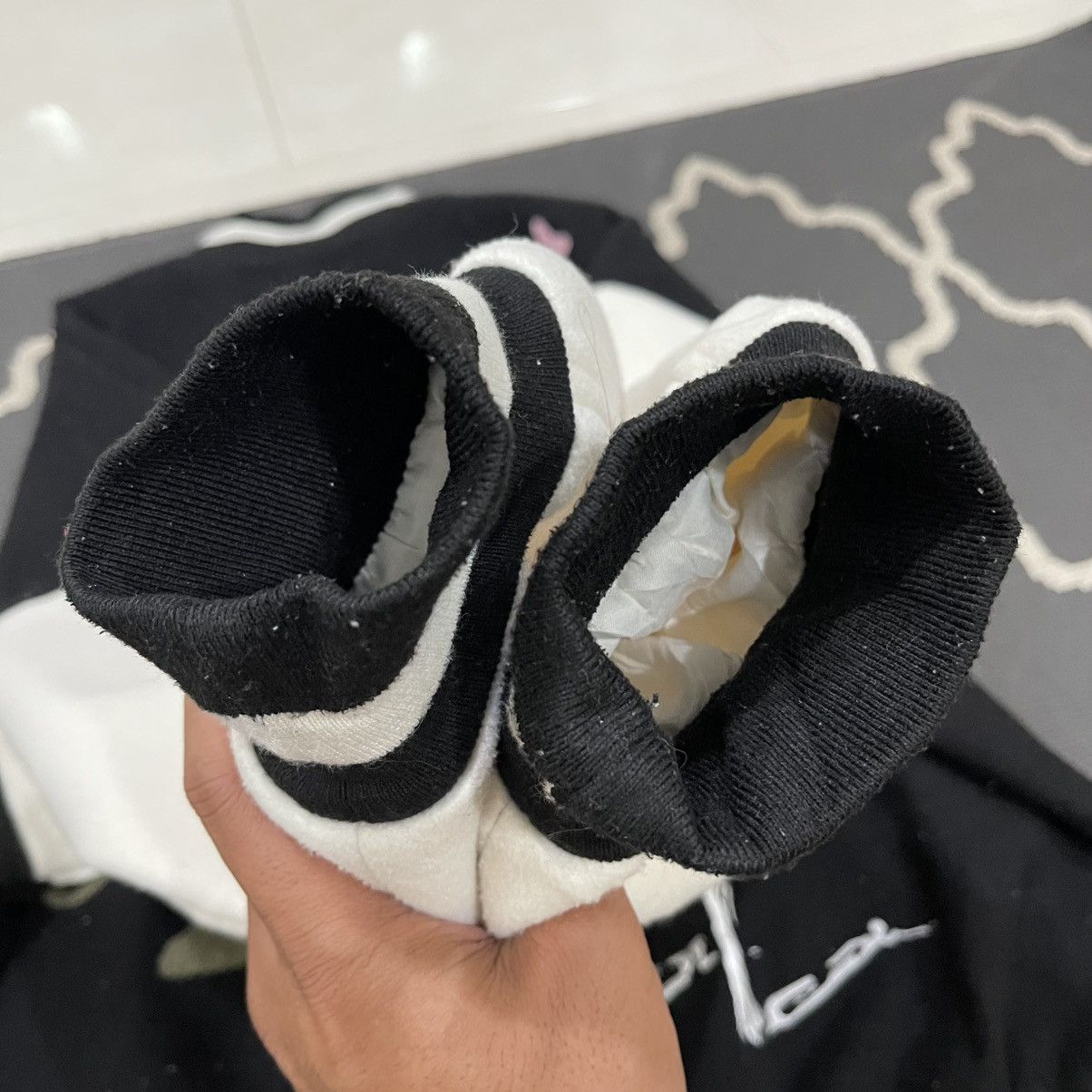Japanese Brand Black Air Wool Snap Button Varsity Bomber Jacket Size US L / EU 52-54 / 3 - 24 Thumbnail