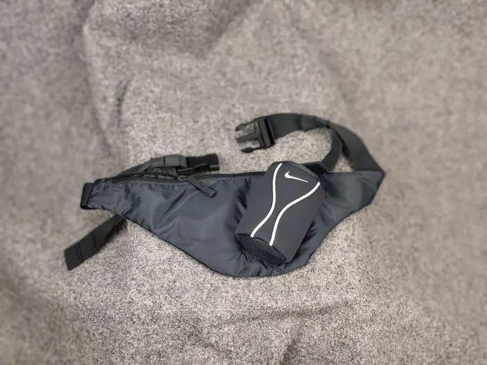 Nike Vintage 90's Nike Water Bottle Holder waist Gray bag hiking Size ONE SIZE - 3 Thumbnail