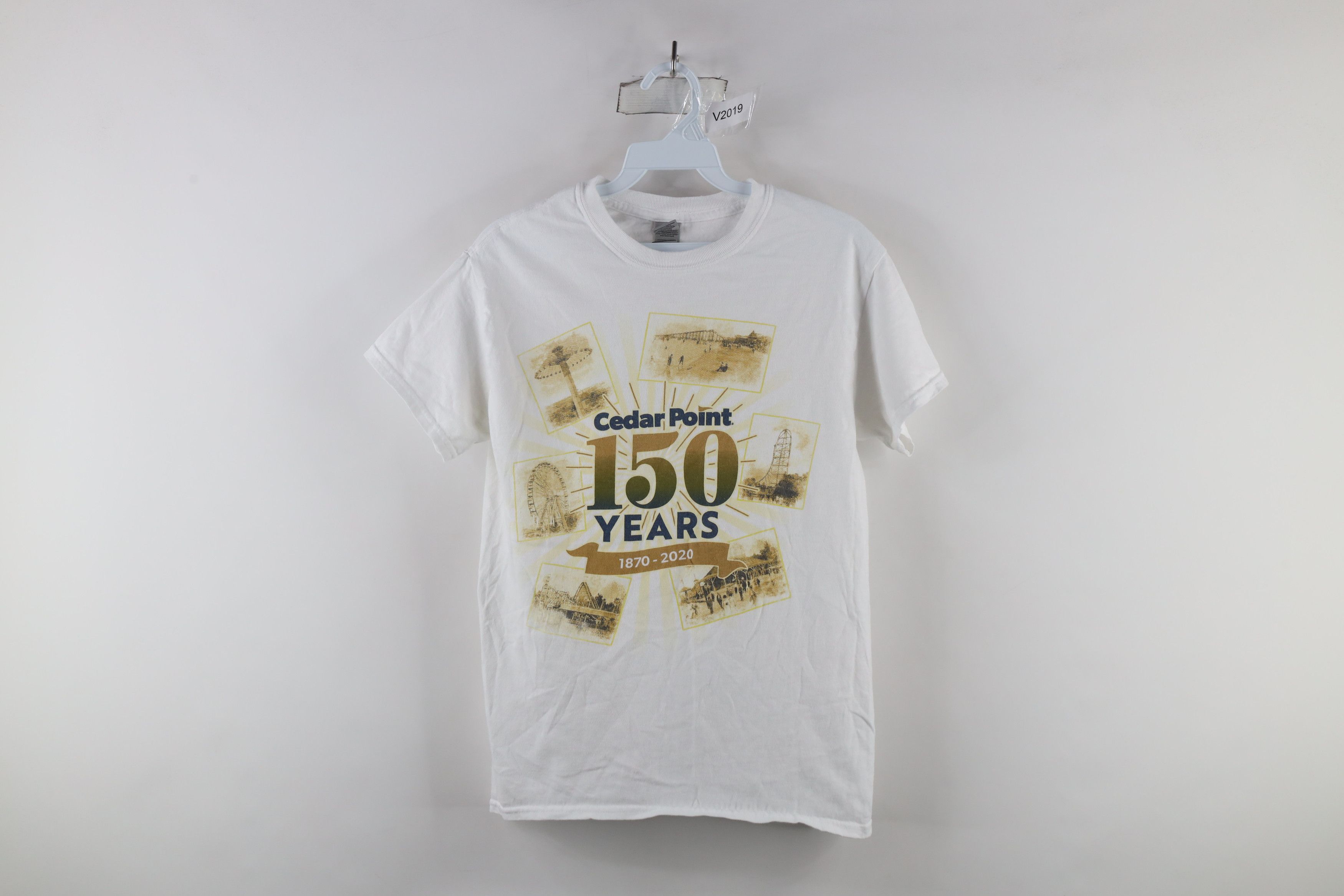 Vintage 150th Anniversary Cedar Point Amusement Park T-Shirt White Size US S / EU 44-46 / 1 - 1 Thumbnail