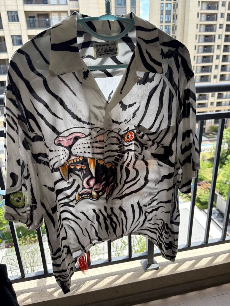 Wacko Maria Wacko Maria White Tiger Shirt Size US L / EU 52-54 / 3 - 2 Thumbnail