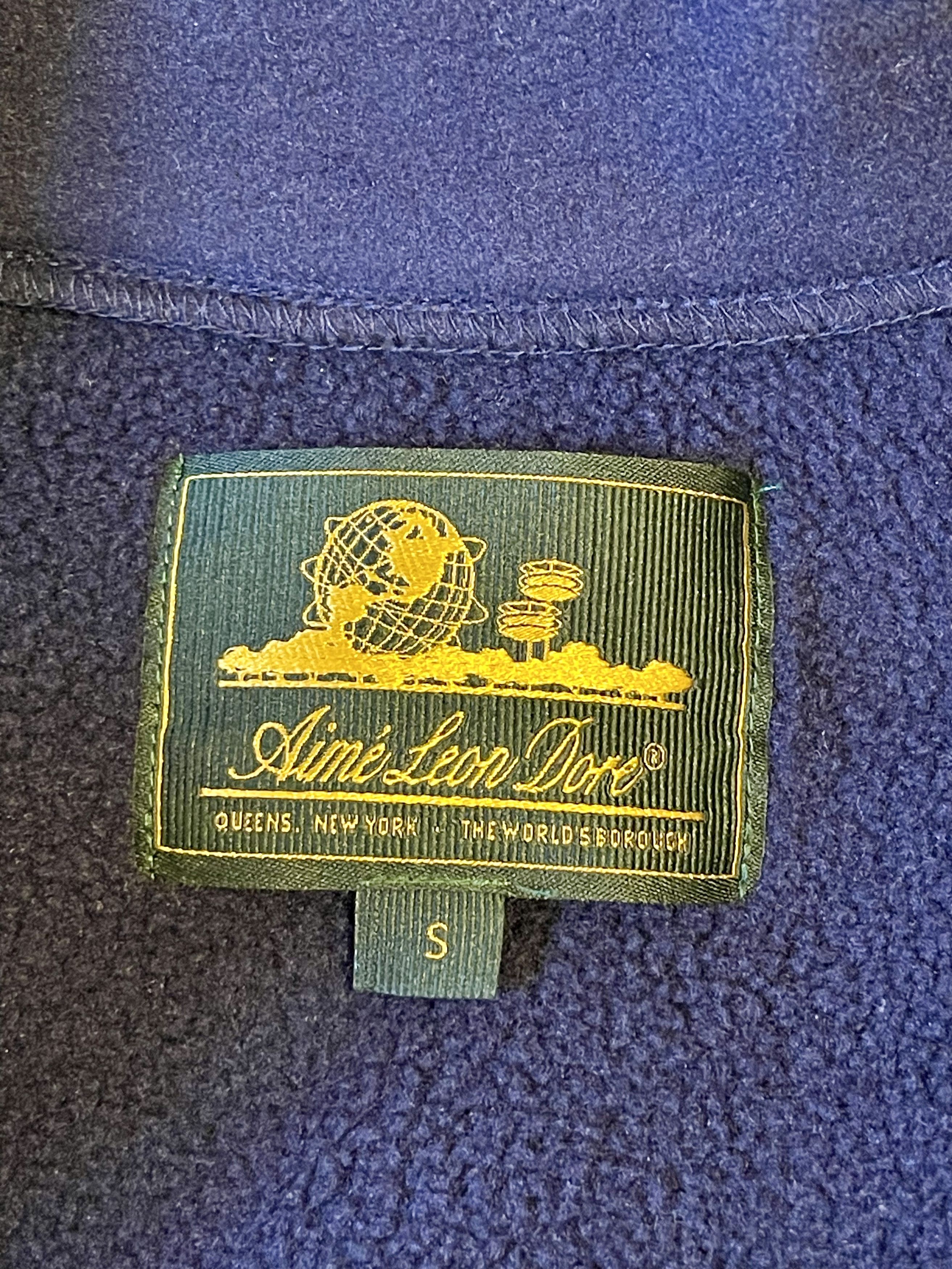 Aime Leon Dore Unisphere Quarter Zip Fleece Pullover - Evening Blue - Small Size US S / EU 44-46 / 1 - 4 Thumbnail