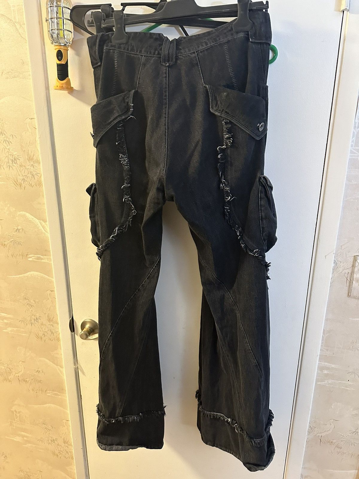 Other Ae synctx wide cargo denim pants charcoal size large Size US 34 / EU 50 - 3 Thumbnail