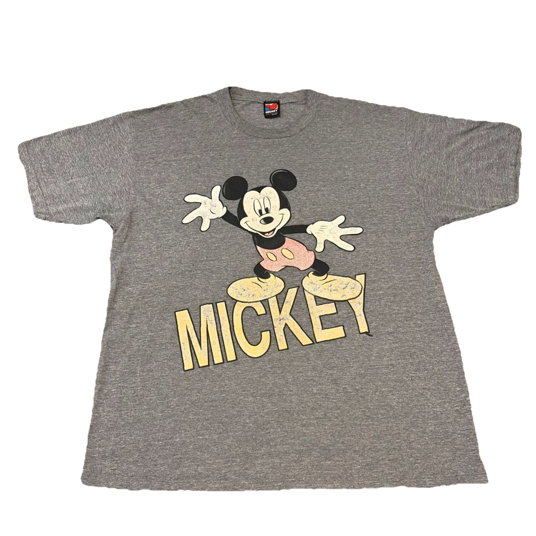 Mickey Unlimited VINTAGE 90s Mickey Mouse Disney Unlimited Greg Big Graphic T-Shirt XL Men Gray Mickey Mouse Shirts Mens 90s Disney Unlimited Size US XL / EU 56 / 4 - 2 Thumbnail