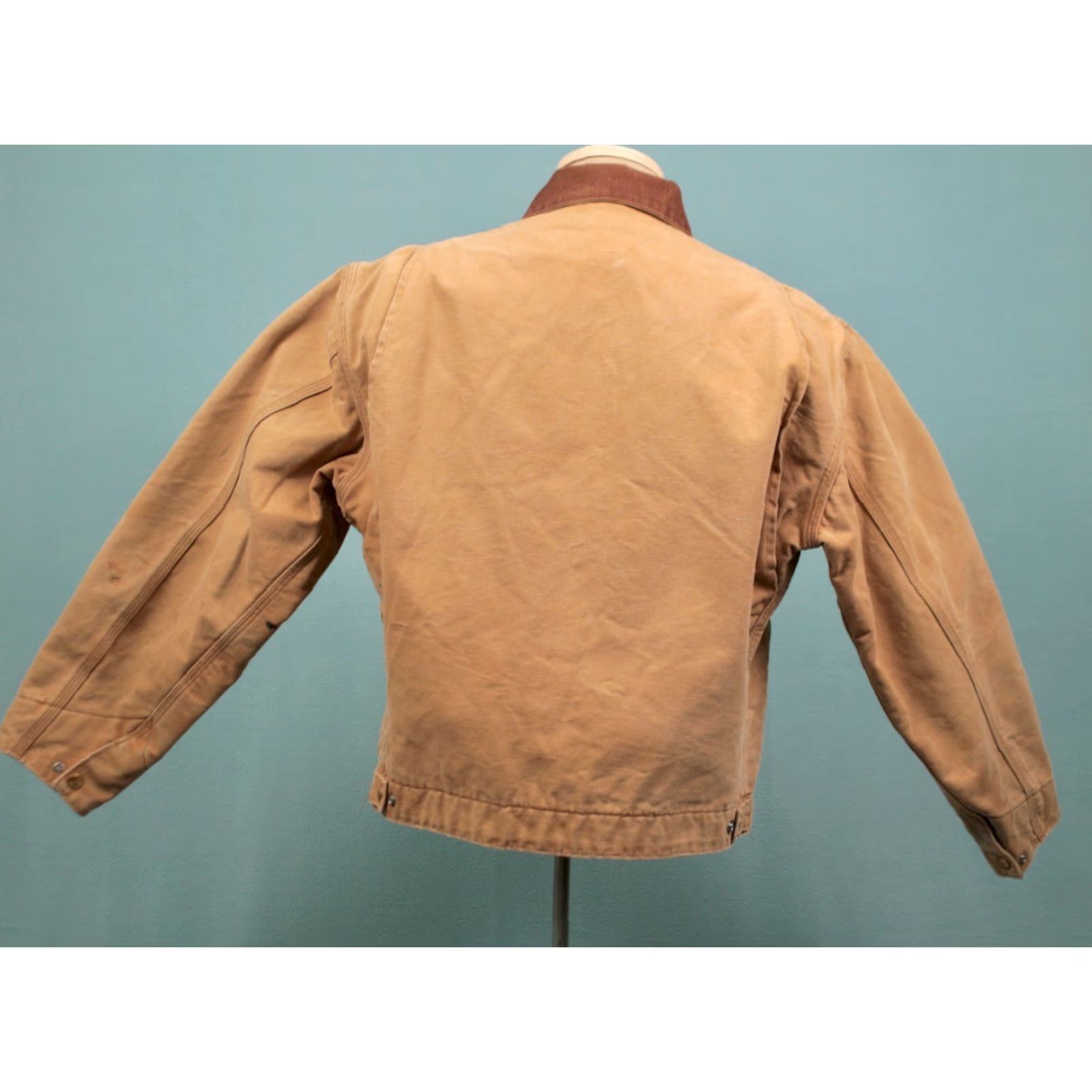 Carhartt Vintage Carhartt Work Jacket Beige Canvas 1990s 90s Interstellar Detroit Blanket Lined Men’s L Size Mens Size US L / EU 52-54 / 3 - 4 Thumbnail