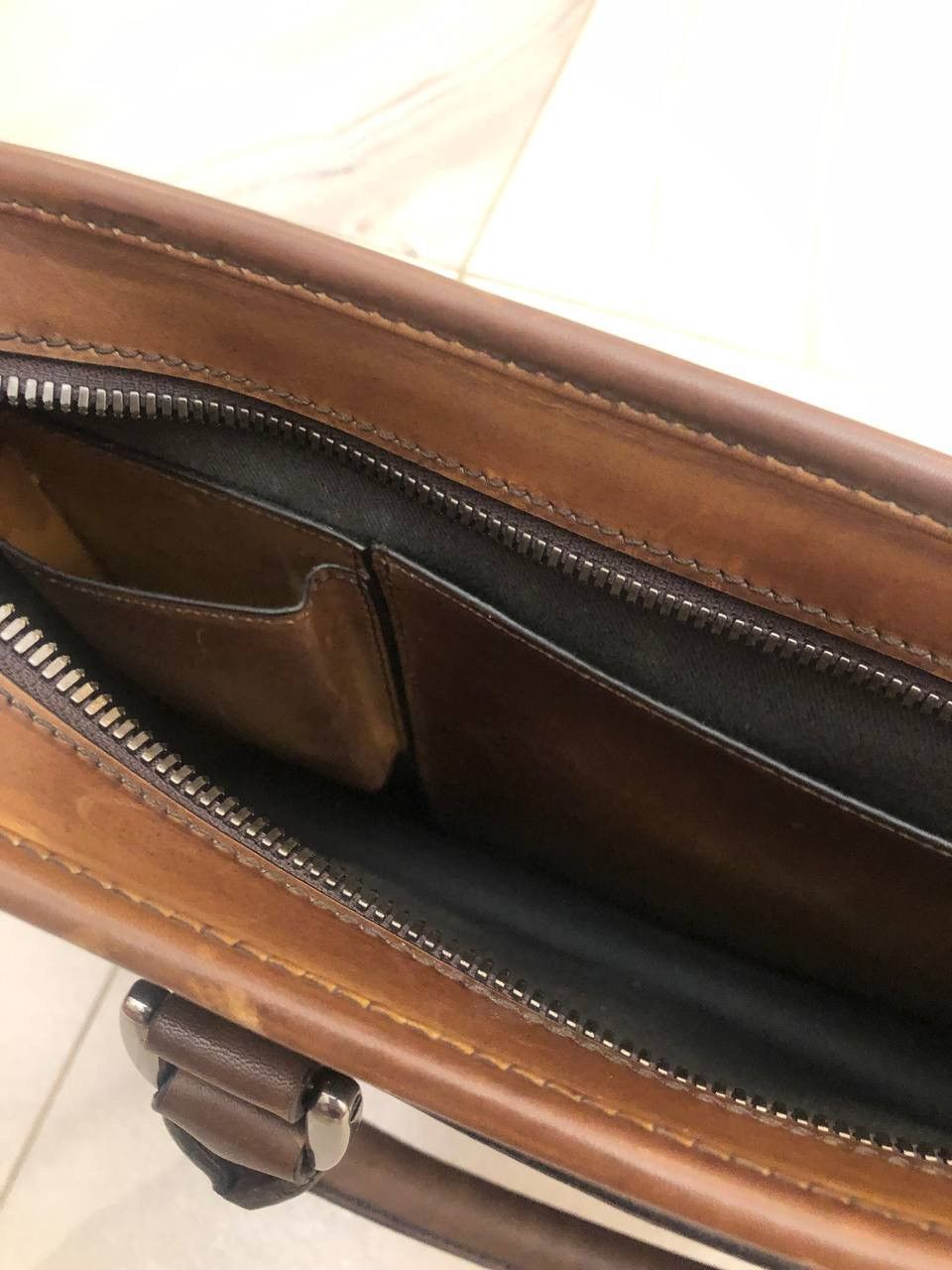 Berluti Berlui Berluti Brown Venezia Leather Deux Jours Briefcase Size ONE SIZE - 10 Thumbnail