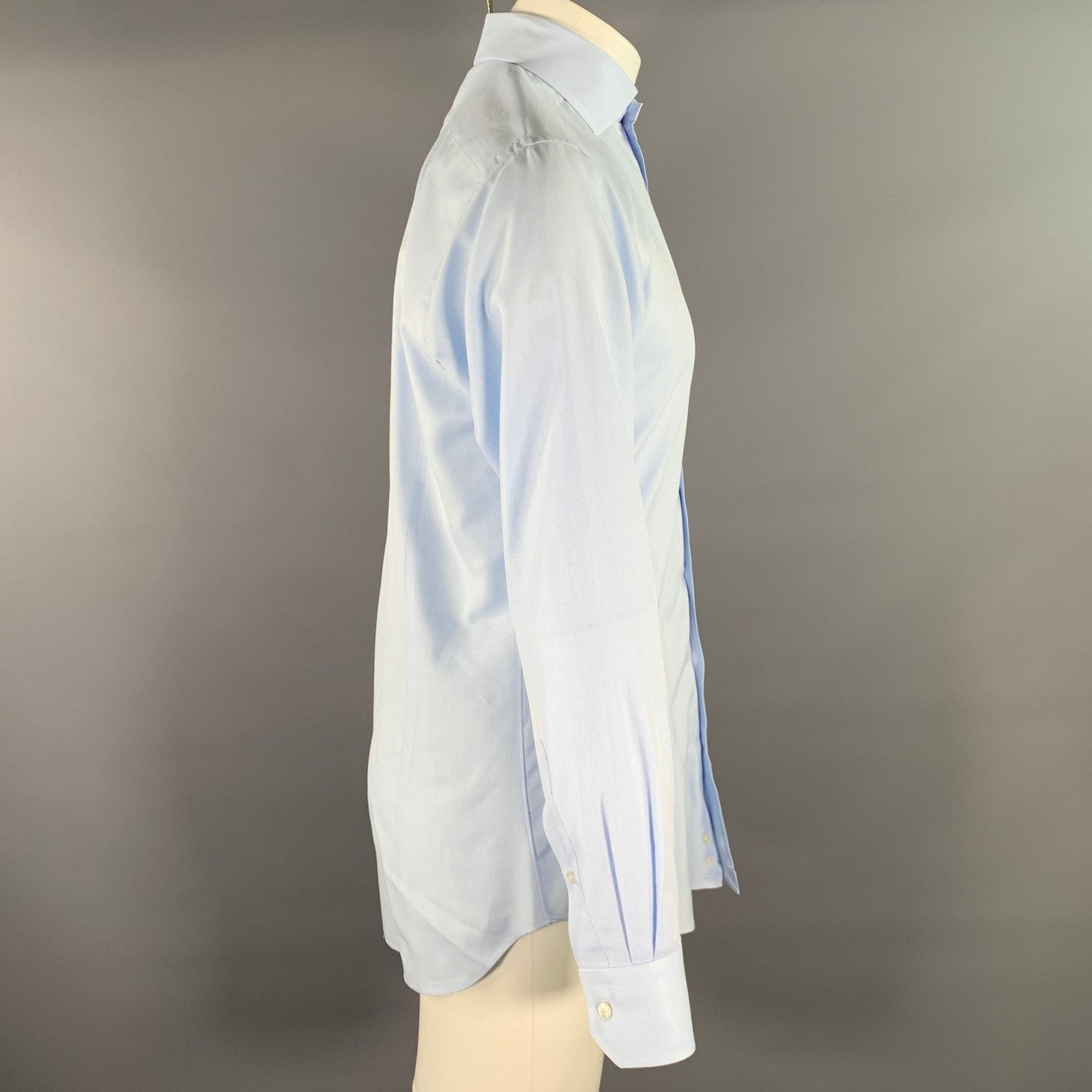 Hamilton HAMILTON Size S Blue Long Sleeve Spread Collar Shirt Size US S / EU 44-46 / 1 - 2 Thumbnail