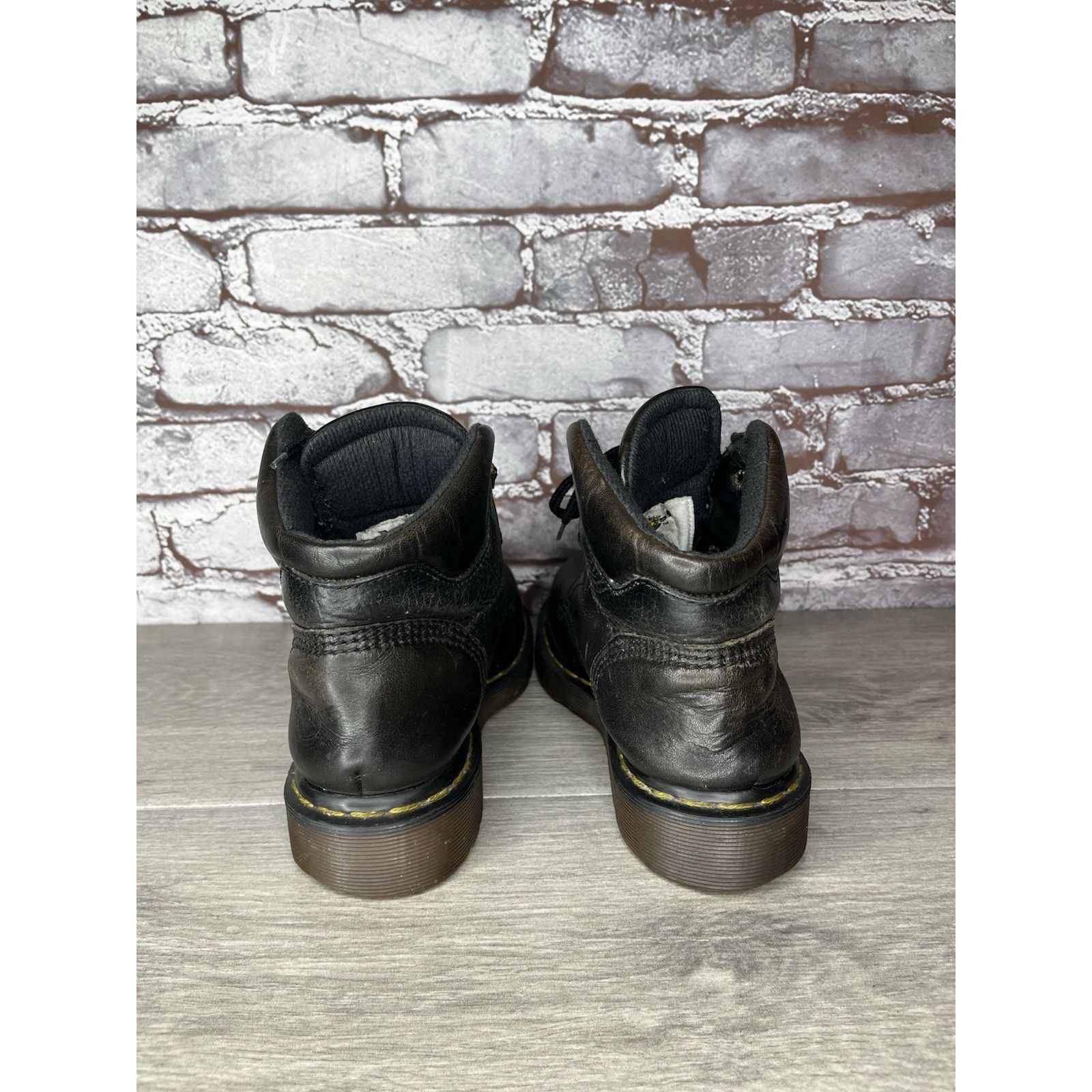 Dr. Martens Vintage Docs Dr. Martens Doc 7735 Combat Black Boots Women’s Size US 5 / IT 35 - 5 Thumbnail