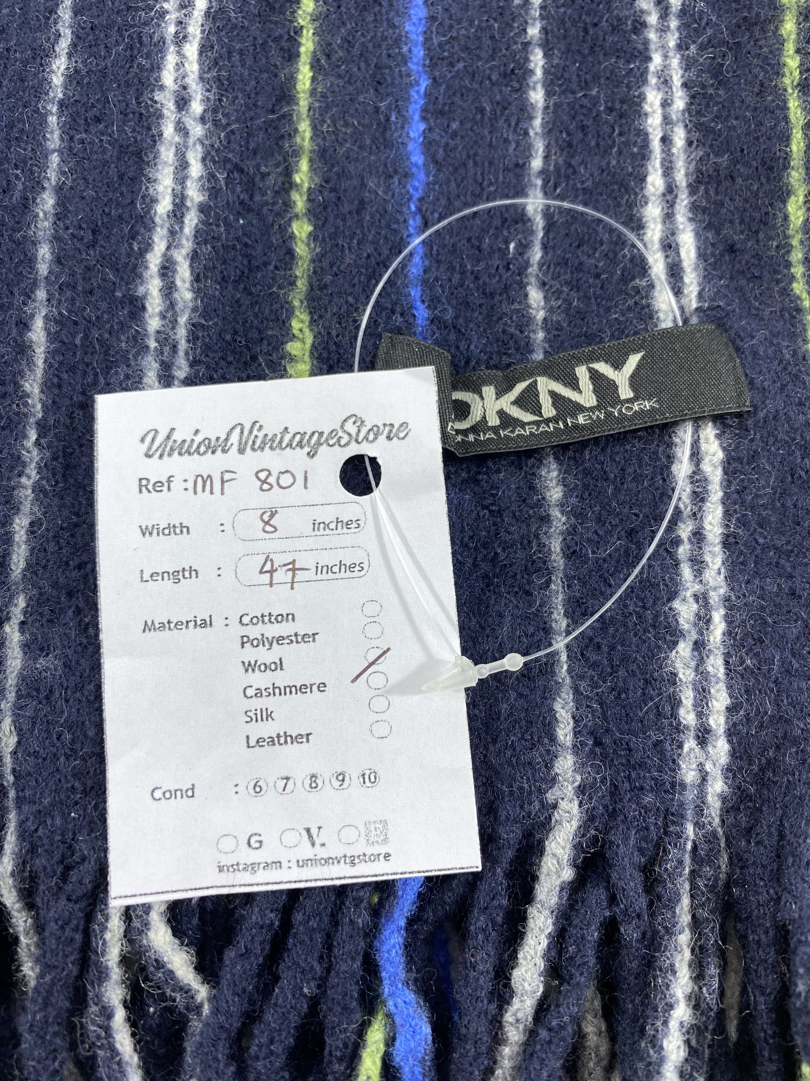 DKNY Vintage DKNY Scarf/Muffler/Neckwear MF801 Size ONE SIZE - 4 Thumbnail