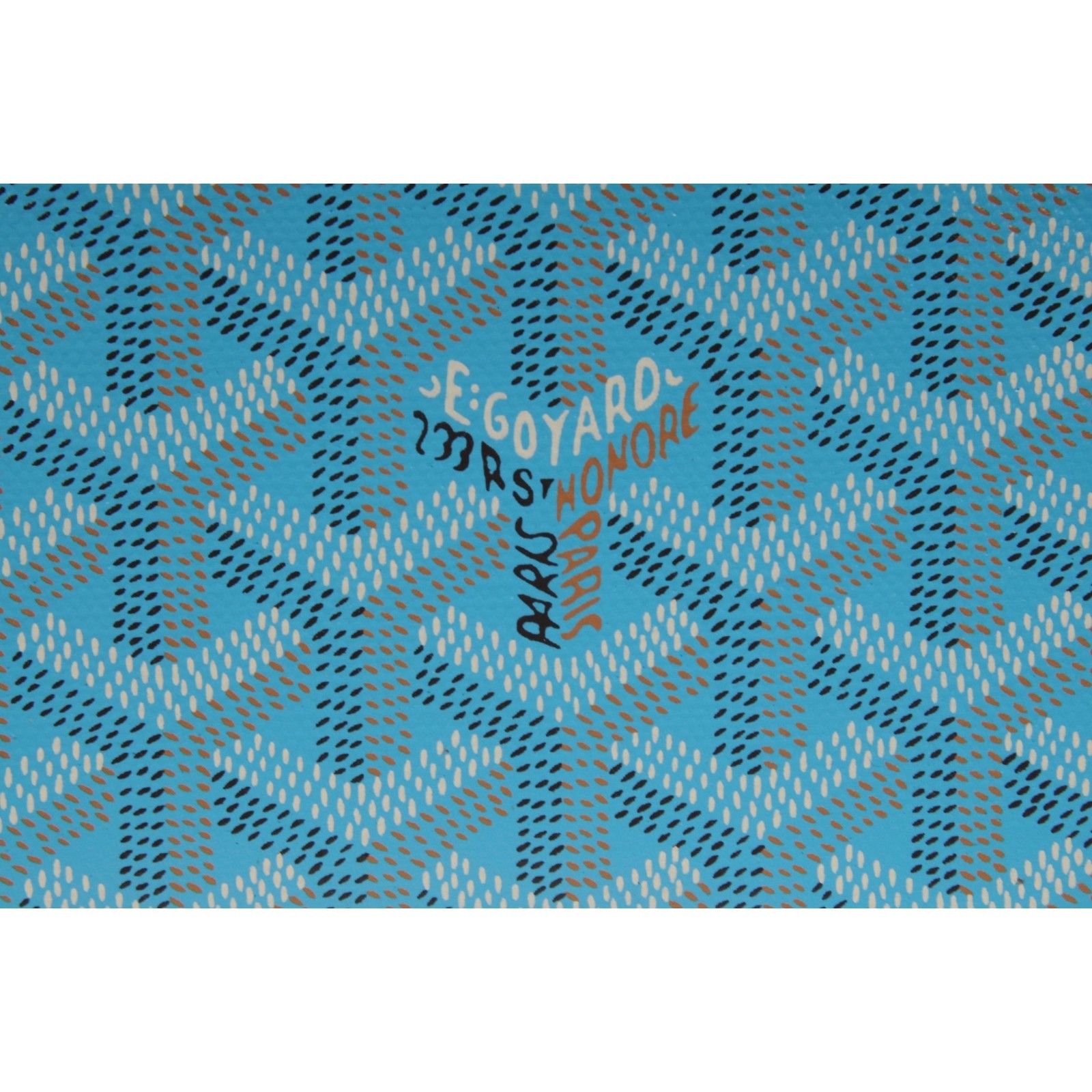 Goyard Senate MM Pouch Turquoise Blue Clutch Coated Canvas - 02643 Size ONE SIZE - 6 Thumbnail