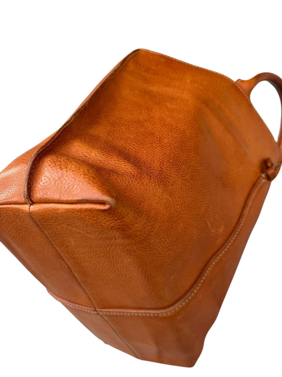 Leather Genten Japan Patina Leather Tote Bag Size ONE SIZE - 13 Thumbnail