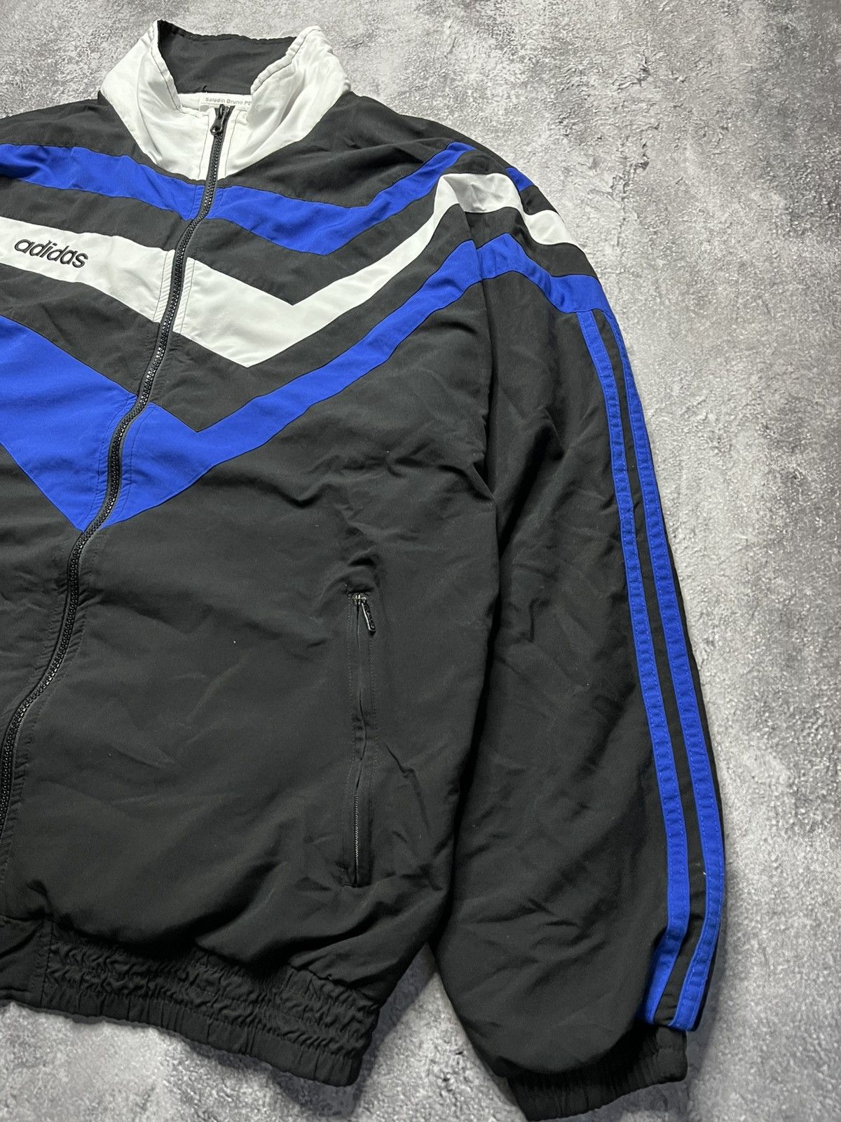 Adidas Vintage 90’s Adidas Zip Jacket Men’s L Size US L / EU 52-54 / 3 - 3 Thumbnail