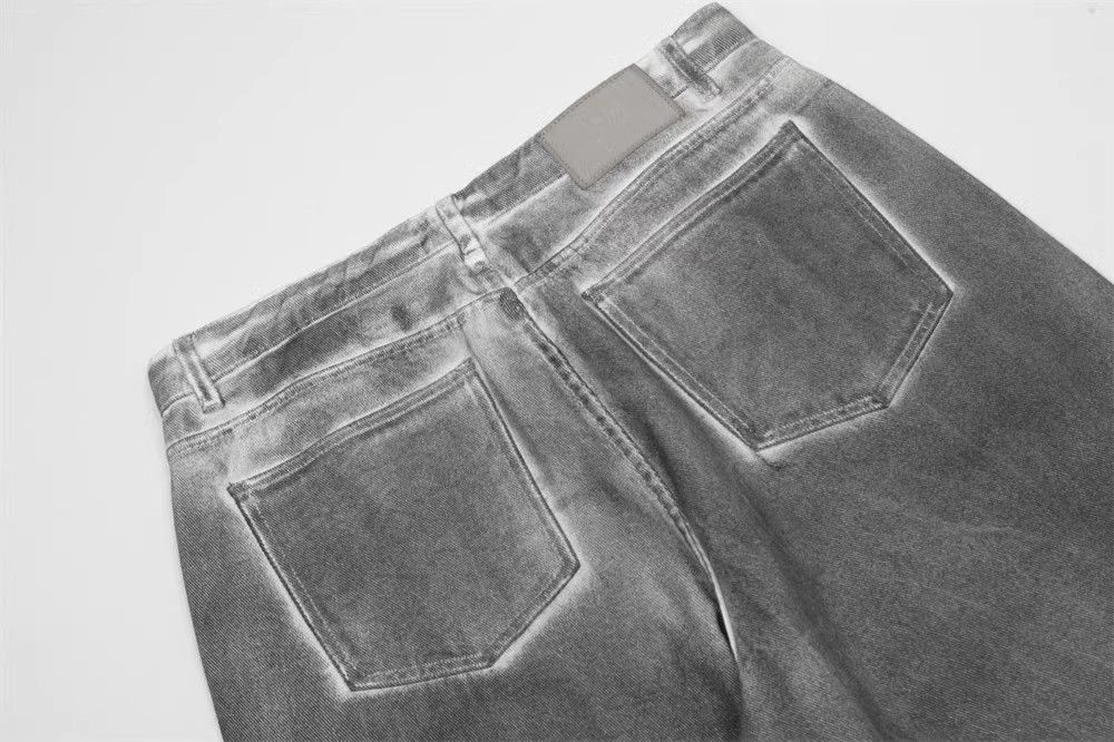 Japanese Brand × Jean Distressed men's high street casual loose jeans Size US 32 / EU 48 - 5 Thumbnail