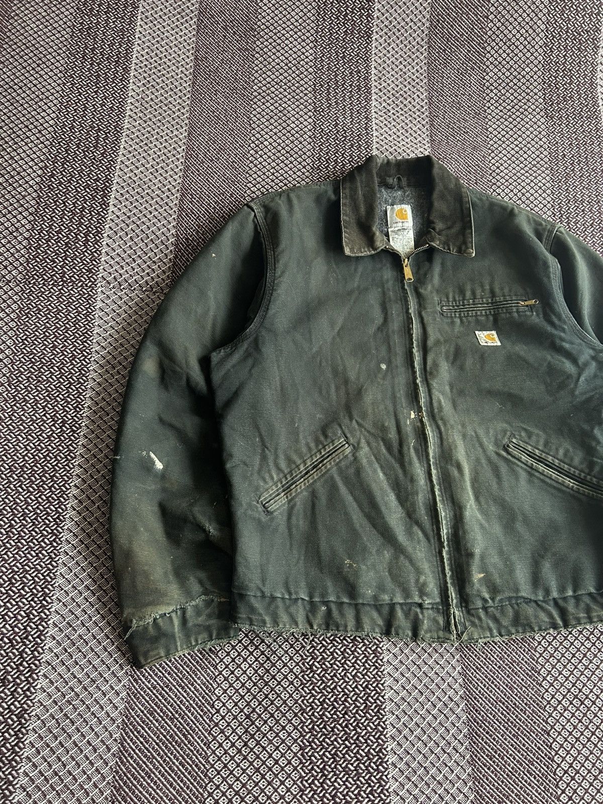 Carhartt Vintage Carhartt Detroit Jacket Workwear Distressed Size XL Size US XL / EU 56 / 4 - 5 Thumbnail