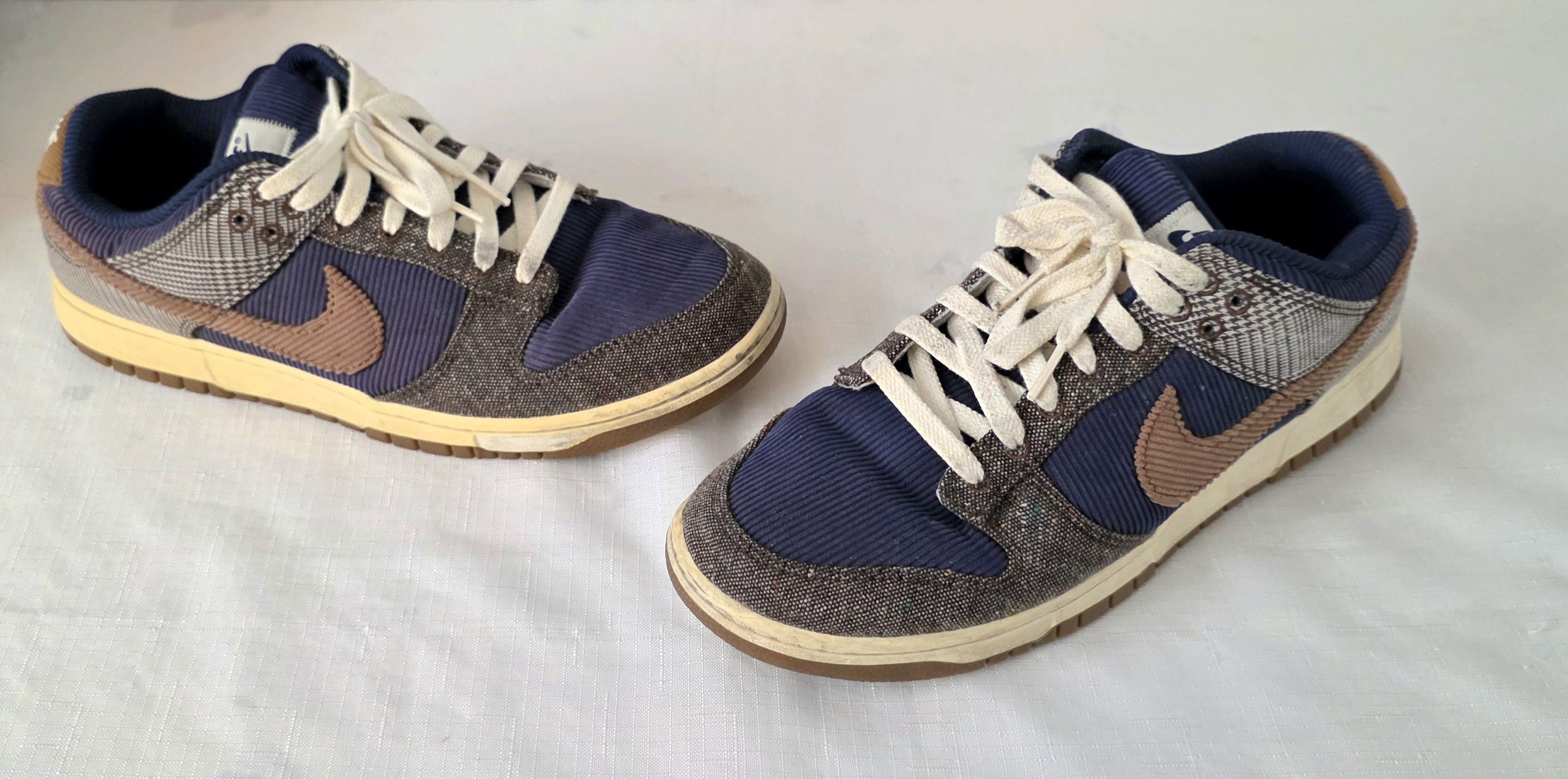 Nike Nike Dunk Low PRM Tweed Midnight Corduroy FQ8746-410 Men 9.5 Size US 9.5 / EU 42-43 - 2 Thumbnail