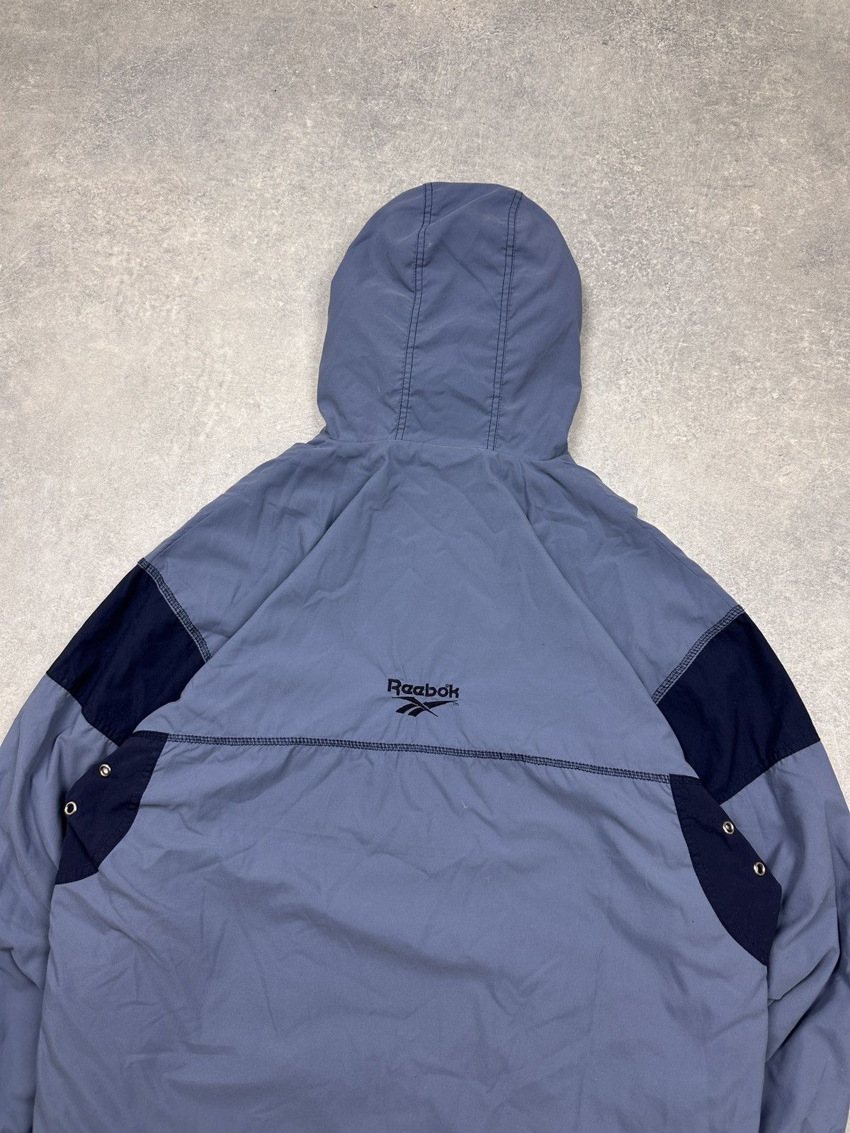 Reebok × Vintage Vintage Reebok Jacket 1/3 zip center logo Size US XL / EU 56 / 4 - 4 Thumbnail