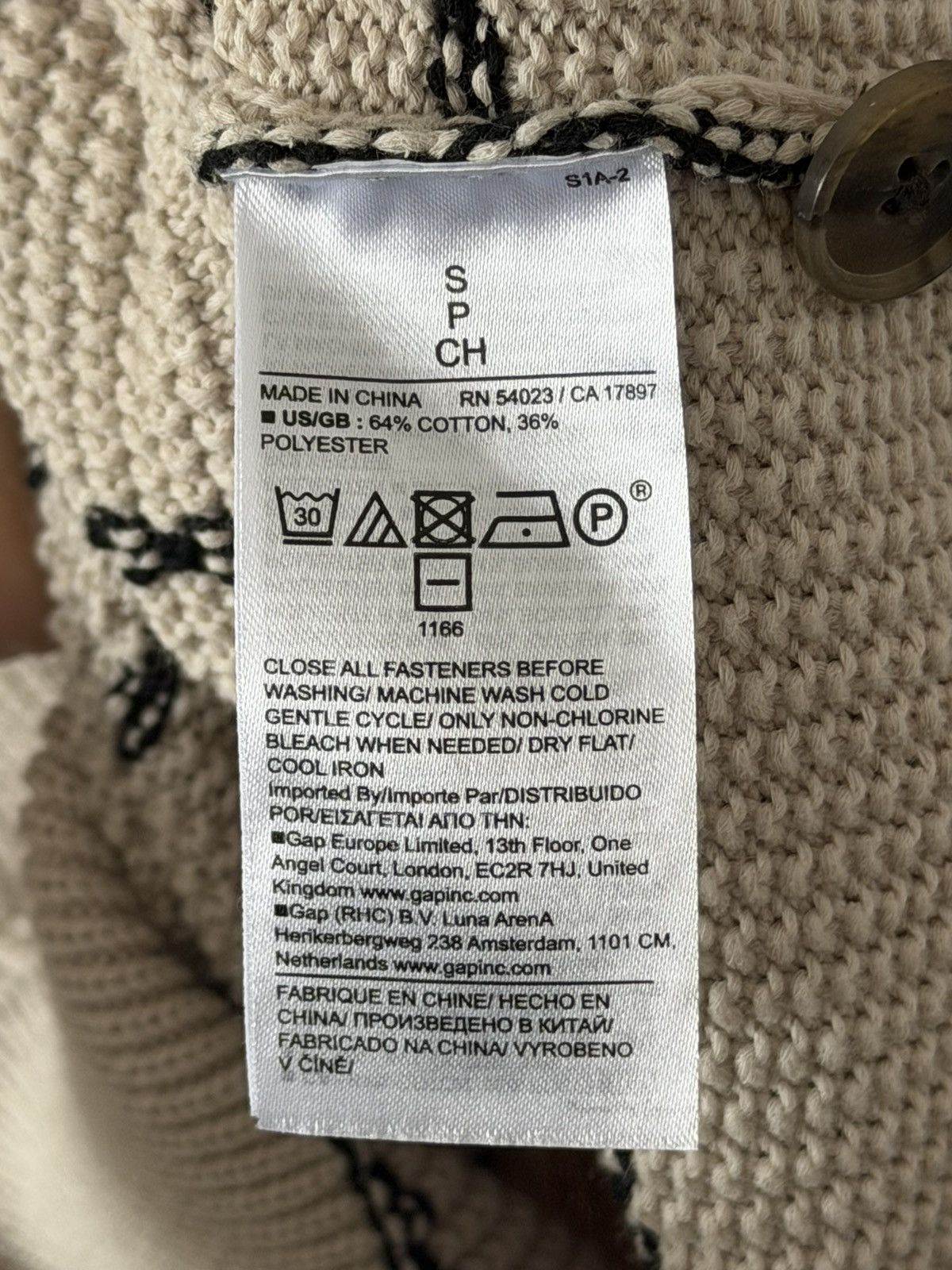 Banana Republic Banana Republic Sweater polo in soft white Size US S / EU 44-46 / 1 - 4 Thumbnail