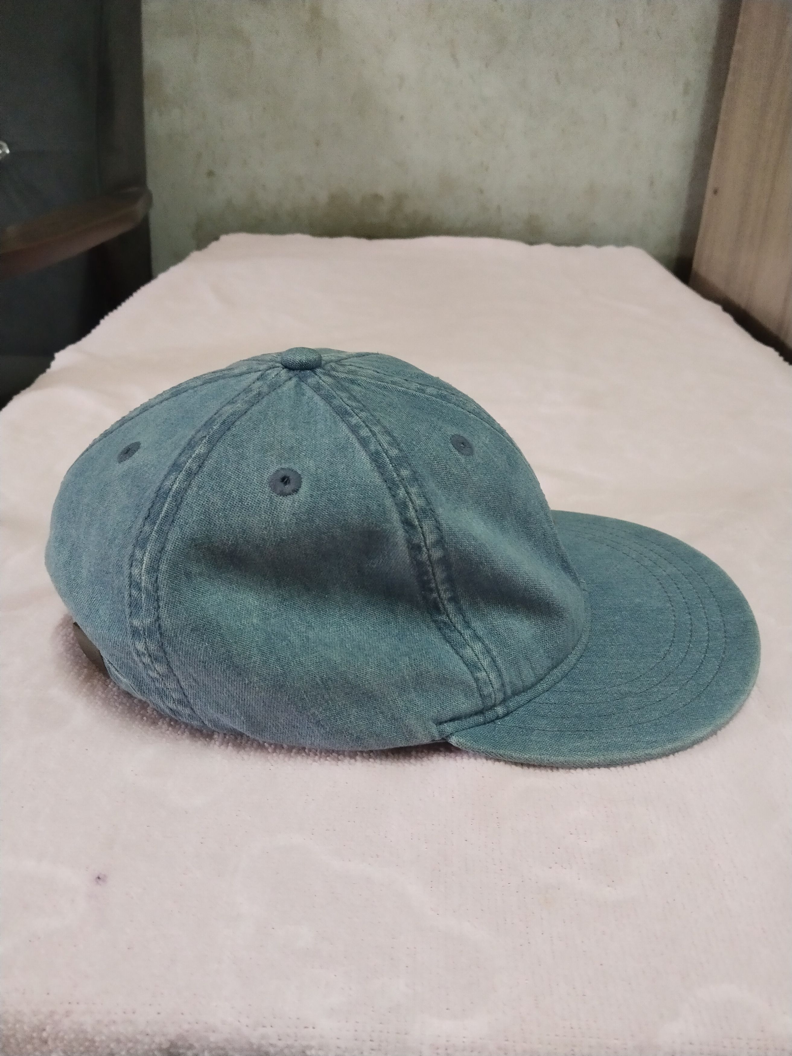 Wrangler VINTAGE WRANGLER DENIM POLO HAT CAP Size ONE SIZE - 4 Thumbnail