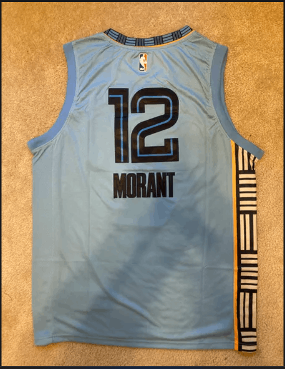 Nike S-XL Mens Stitched Nike Jersey - Ja Morant - Grizzlies Size US L / EU 52-54 / 3 - 2 Thumbnail