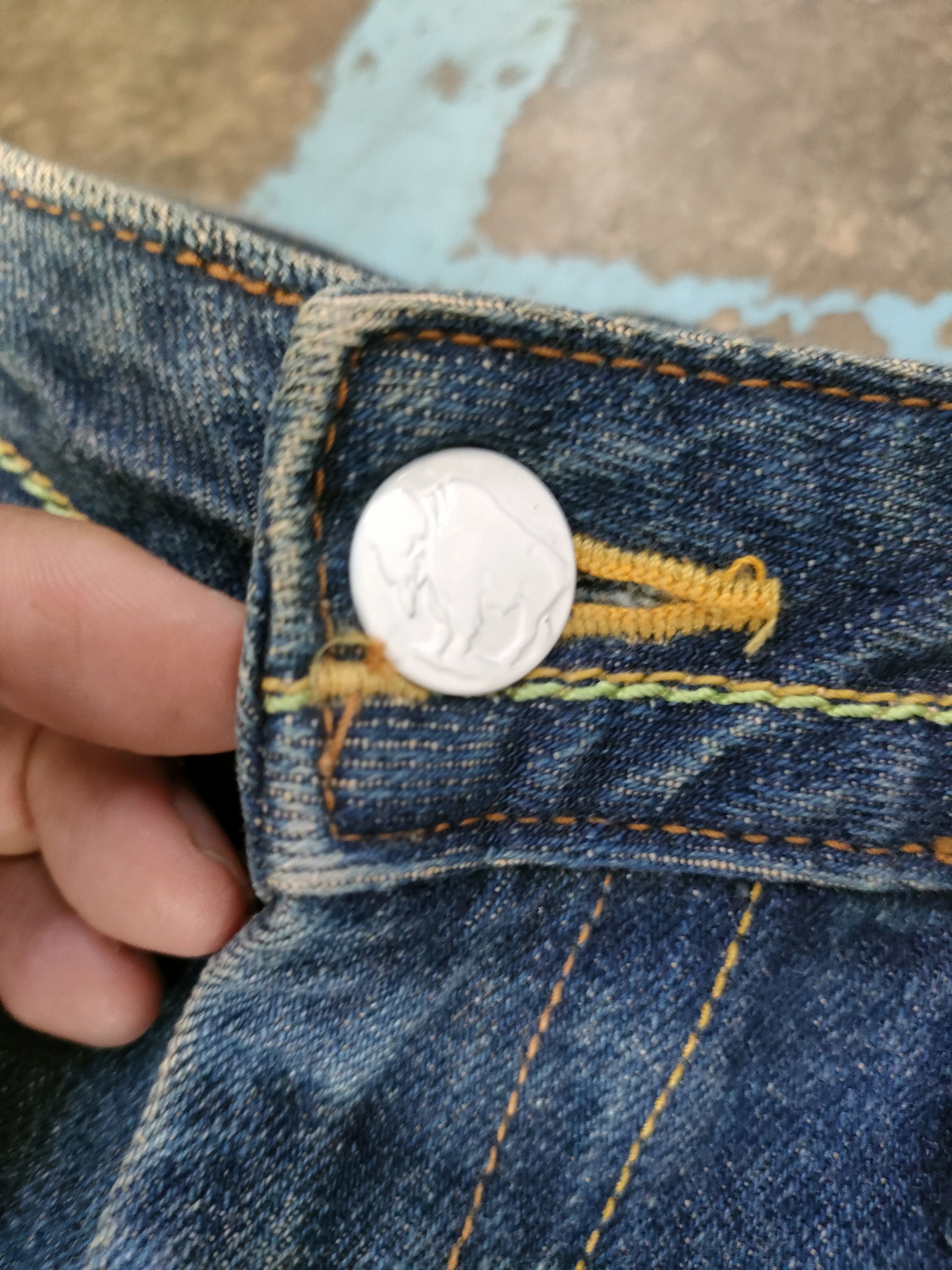 If Six Was Nine Georgia Love Painting Jeans Size US 32 / EU 48 - 7 Thumbnail