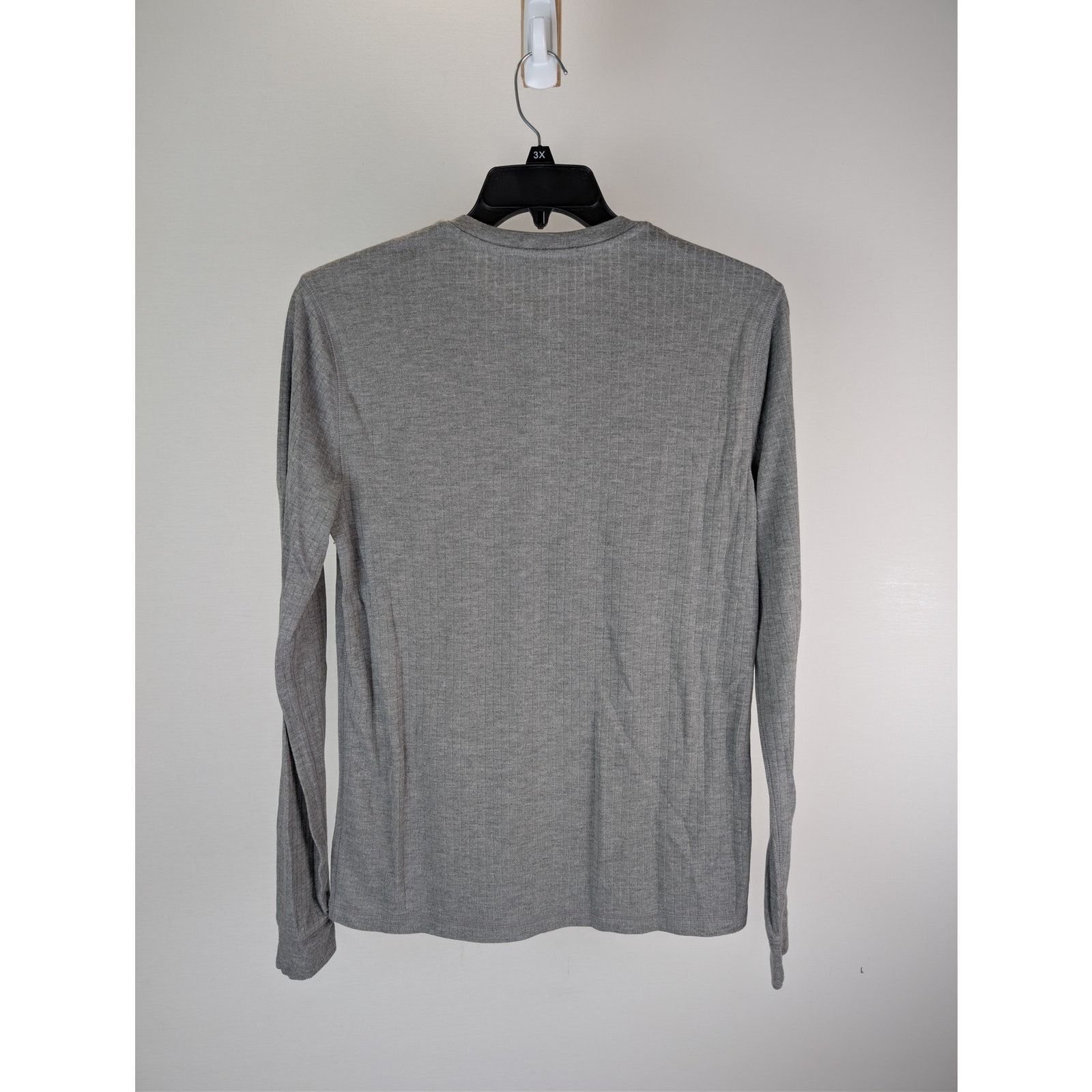 Vince o1rshd1 CC20 Raw Edge Long Sleeve Henley T-Shirt in Grey Size US S / EU 44-46 / 1 - 9 Thumbnail