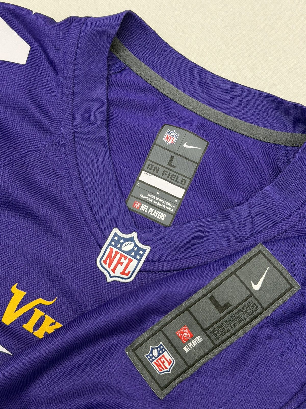 Nike Minnesota Vikings Stefon Diggs Nike Game Player NFL Jersey L Size US L / EU 52-54 / 3 - 6 Thumbnail