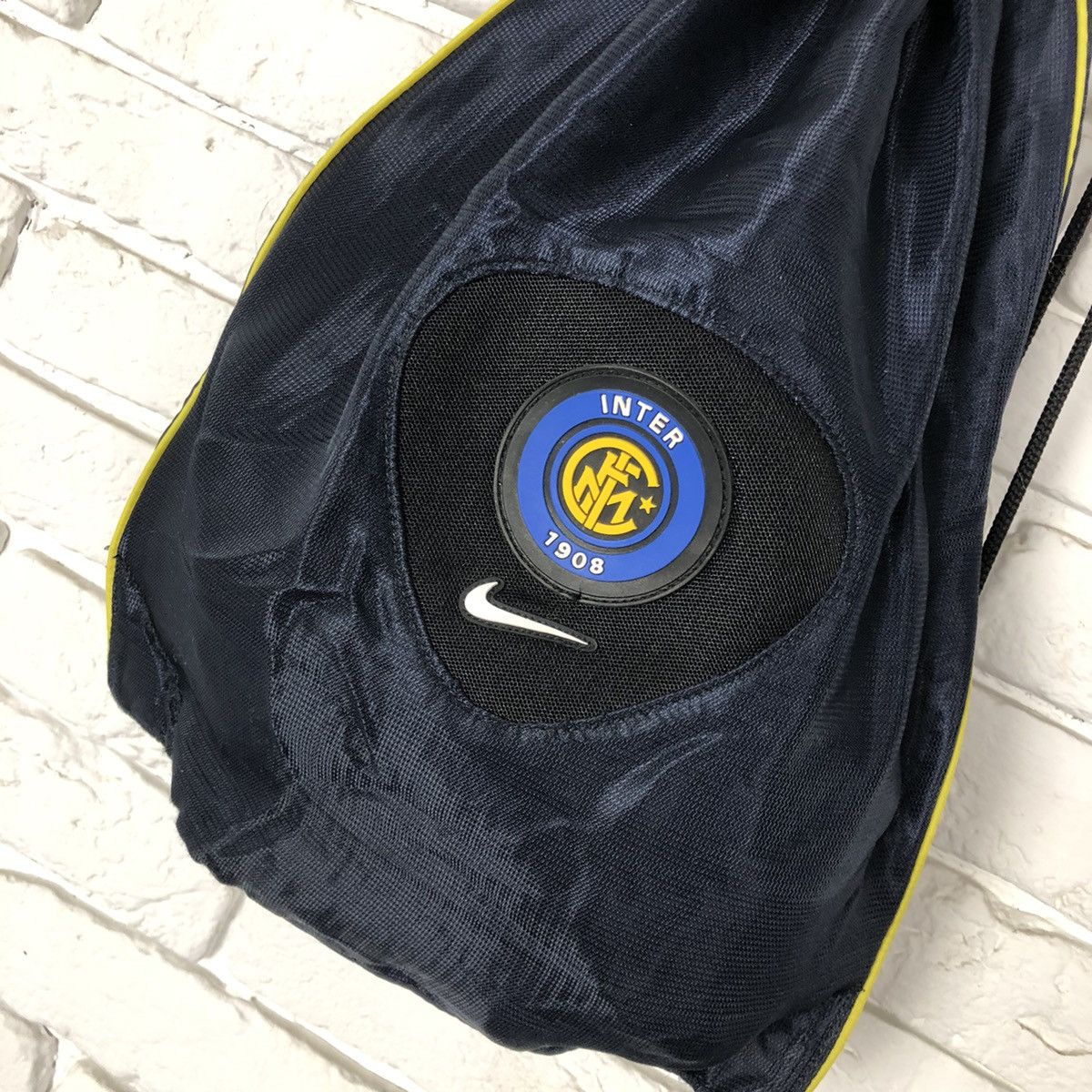 Nike Nike Inter vintage drawstring soccer string bag backpack Size ONE SIZE - 2 Thumbnail