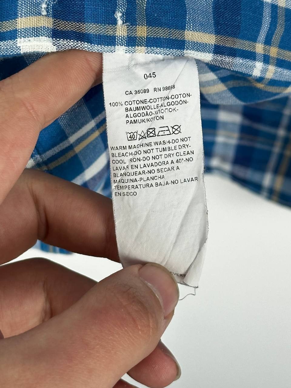 Designer × Paul & Shark Paul Shark Luxury Check Blue Shirt Size XXL Size US XXL / EU 58 / 5 - 7 Thumbnail