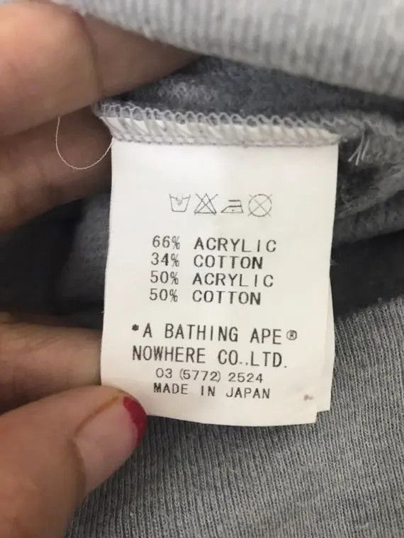 Bape Vtg 90’ BAPE A BATHING APE Baby Milo Smiley Face Hoodie Size M / US 6-8 / IT 42-44 - 9 Thumbnail