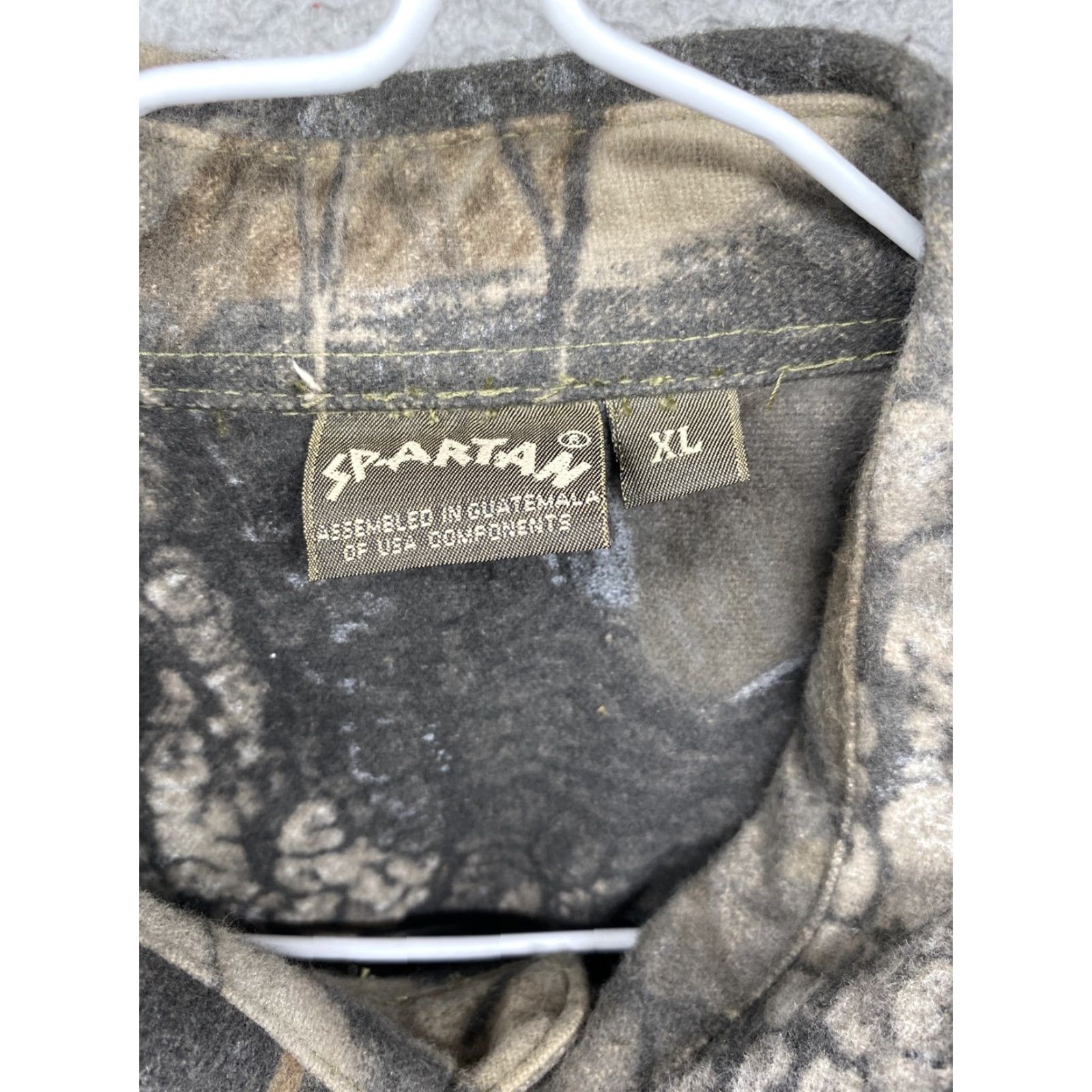 Realtree VINTAGE Spartan Realtree Hardwoods Camo Button Long Sleeve Chamois Shirt USA Size XL NEW Size US XL / EU 56 / 4 - 5 Thumbnail