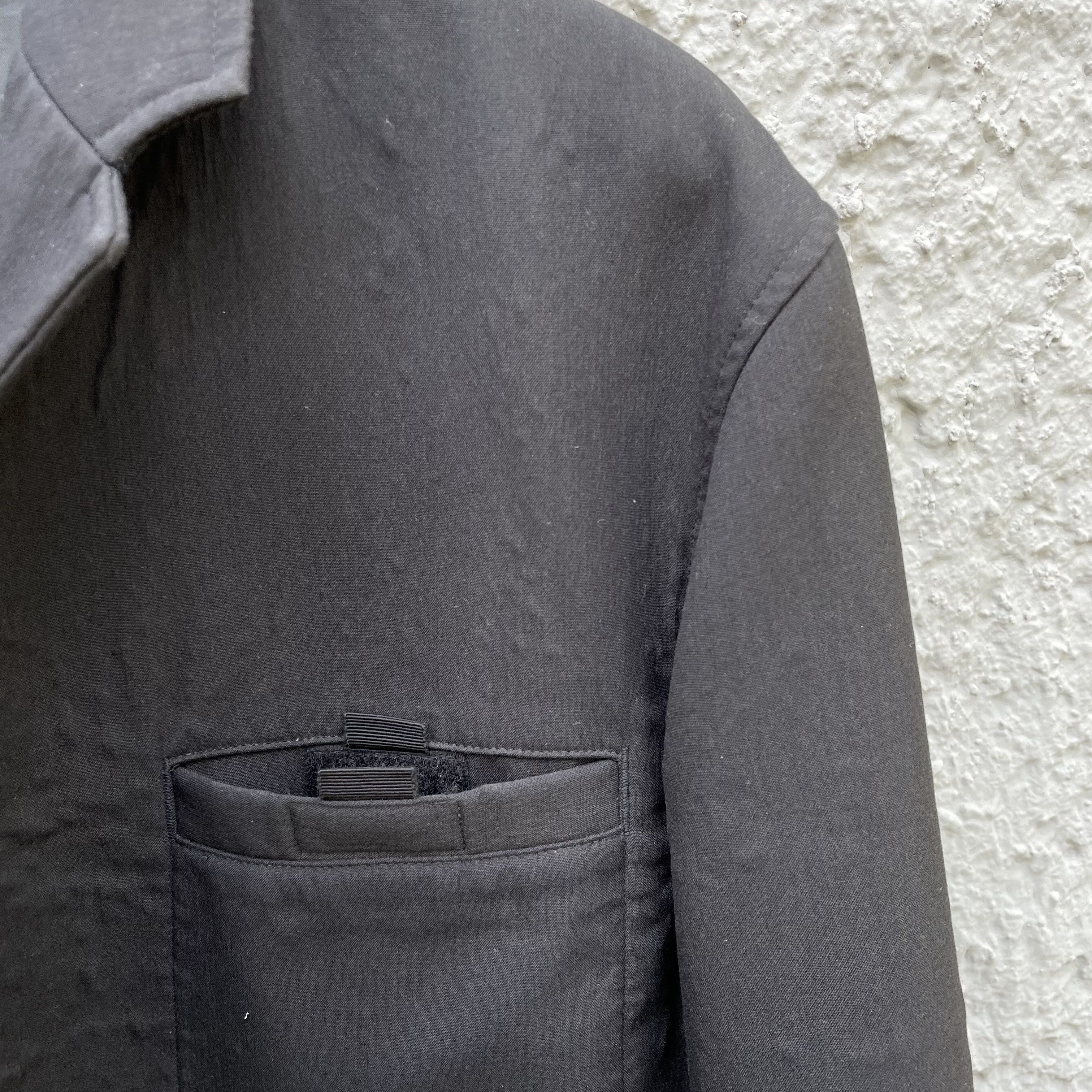 Jean Paul Gaultier JPG Jean Paul Gaultier Black Velcro Blazer Jacket Size US L / EU 52-54 / 3 - 8 Thumbnail