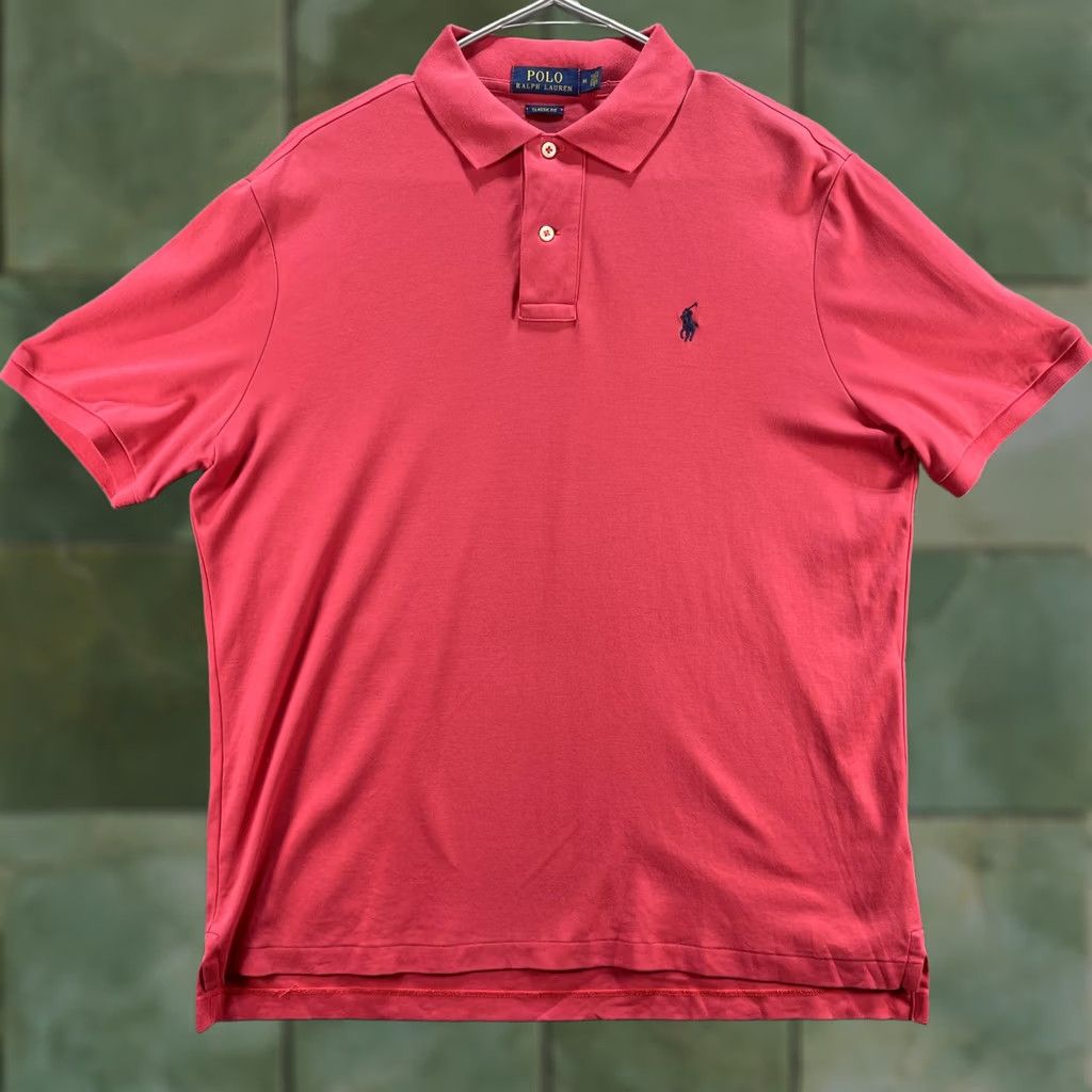 Polo Ralph Lauren Polo Ralph Lauren Polo Shirt Mens Medium Classic Fit Embroidered Pony Red Size US M / EU 48-50 / 2 - 1 Thumbnail