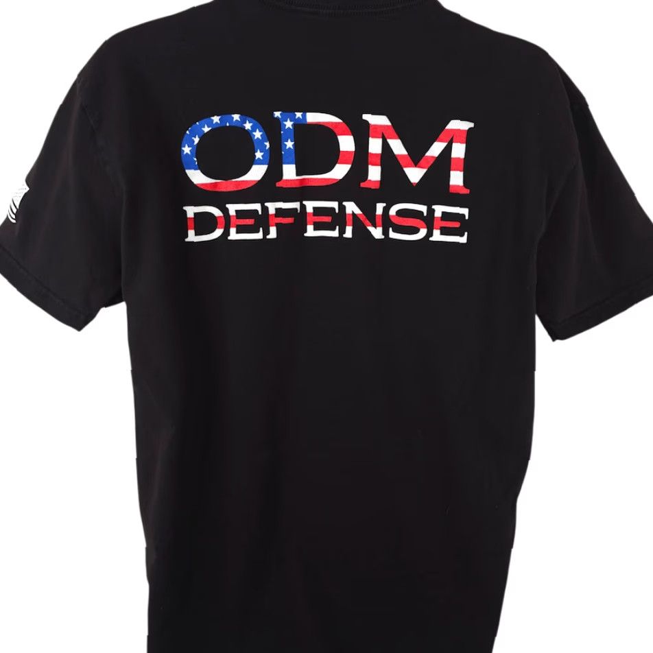 Vintage ODM Defense T Shirt Mens Size Large Black 2nd Amendment American Flag Shirt Mens L Black 2nd Amendment Flag Vintage: No Size US L / EU 52-54 / 3 - 4 Thumbnail
